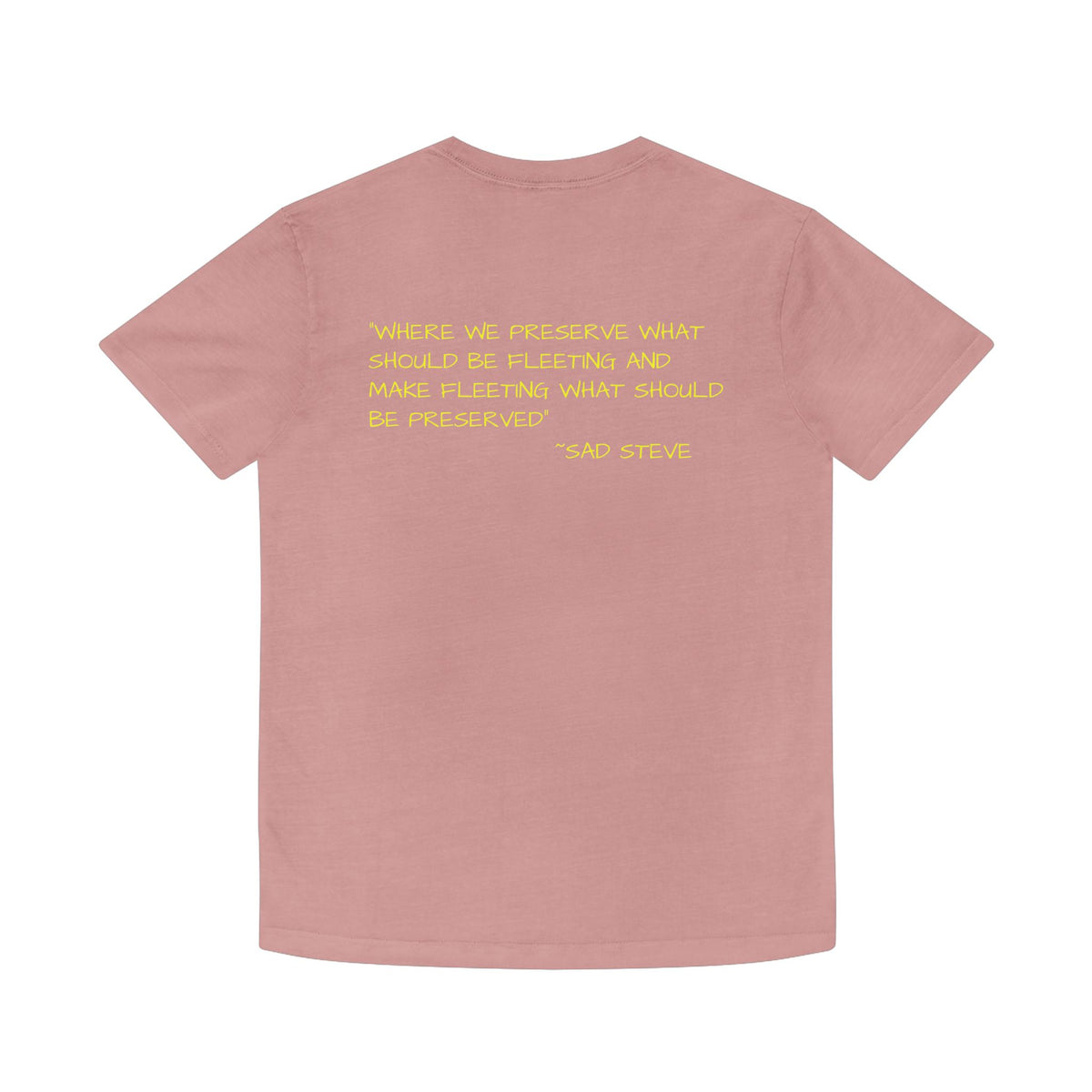 Unisex Faded Shirt - Sad Steve's Taxidermy & Ice Cream Design – Perfect for Quirky Gifts & Casual Wear