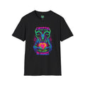 Cryptid Dating Game T-Shirt — "Love Knows No Bounds" Neon Skull Design