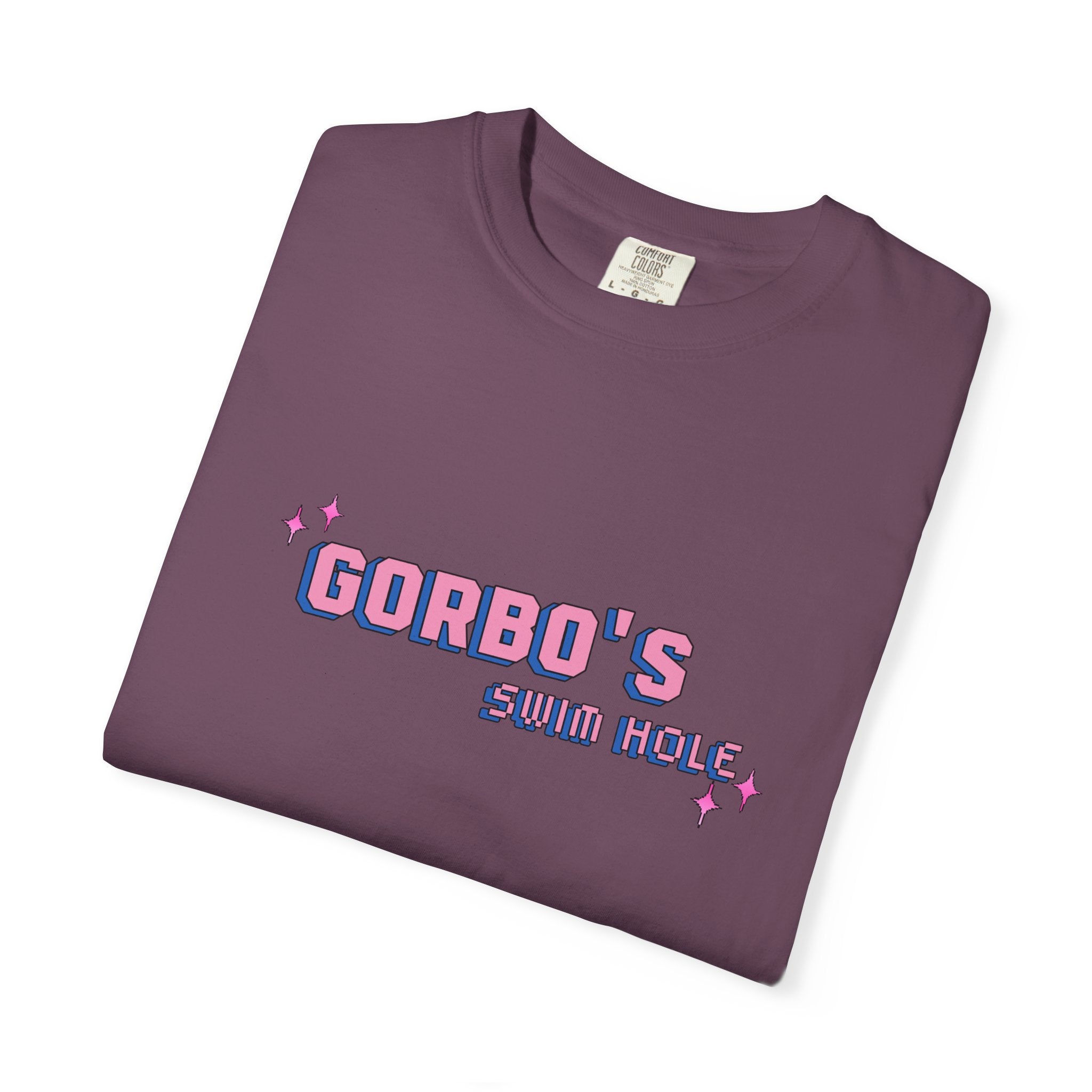 Unisex Garment-Dyed T-Shirt: Gorbo's Swim Hole Vintage Graphic Tee