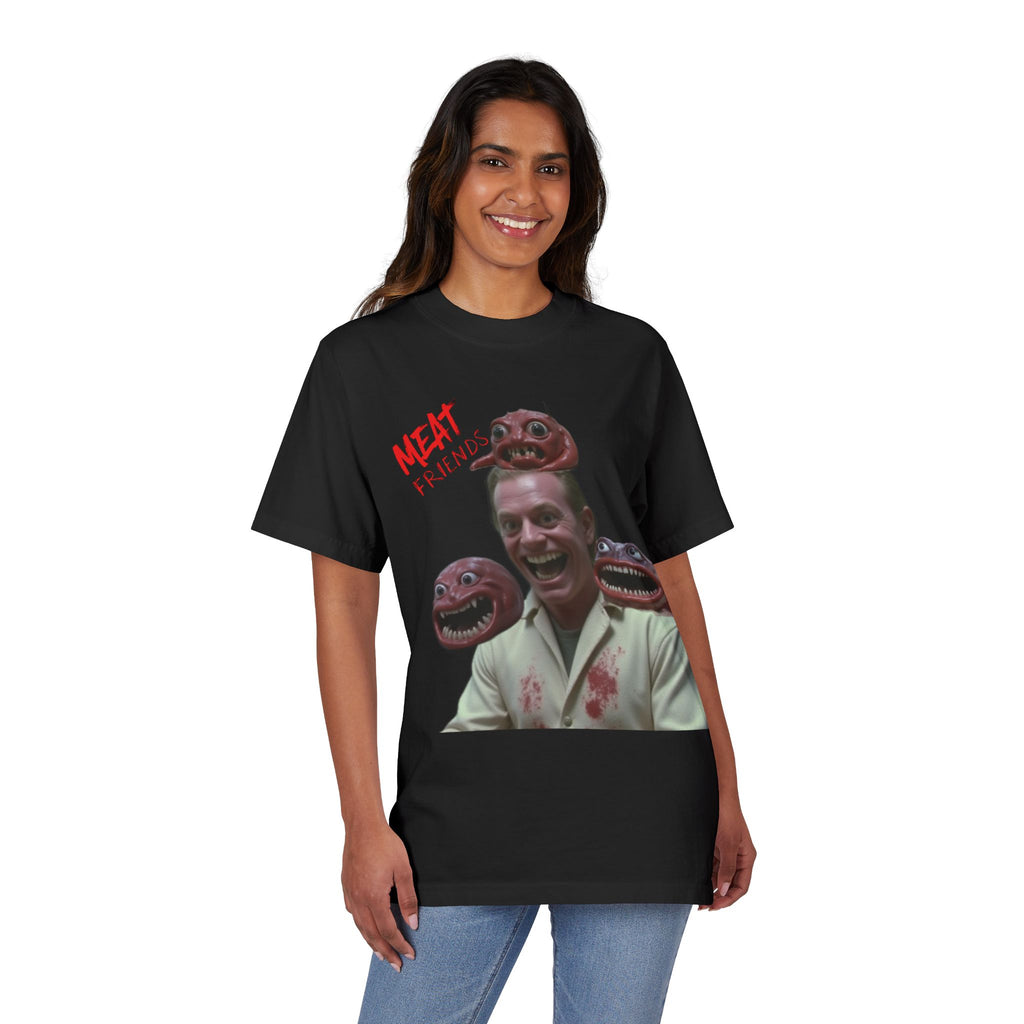 Meat Friends Funny Graphic Drop-Shoulder Tee