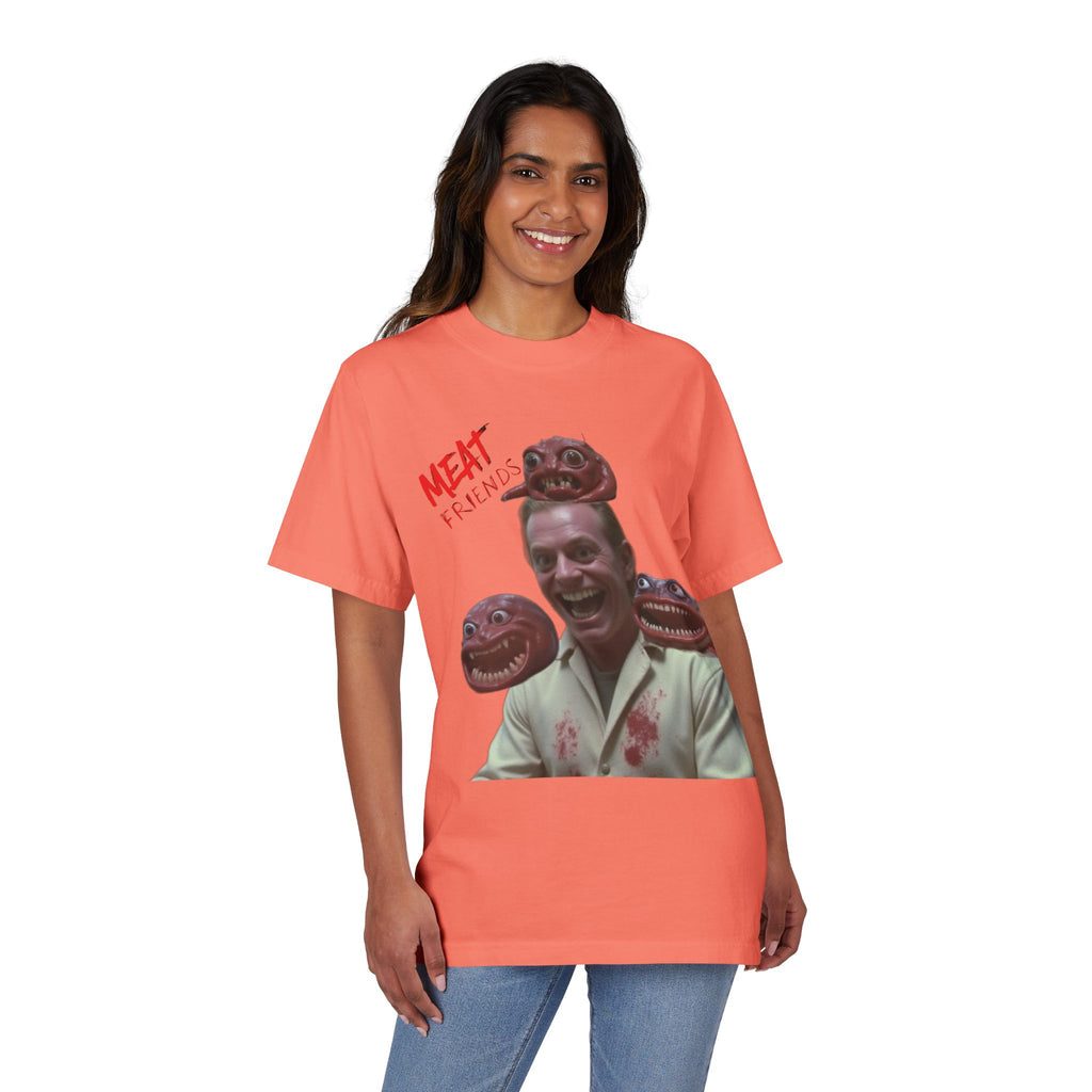 Meat Friends Funny Graphic Drop-Shoulder Tee