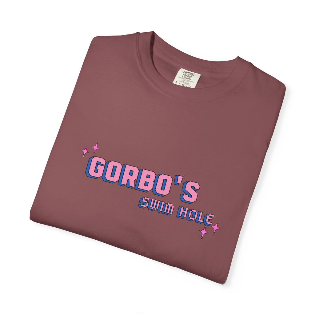 Unisex Garment-Dyed T-Shirt: Gorbo's Swim Hole Vintage Graphic Tee