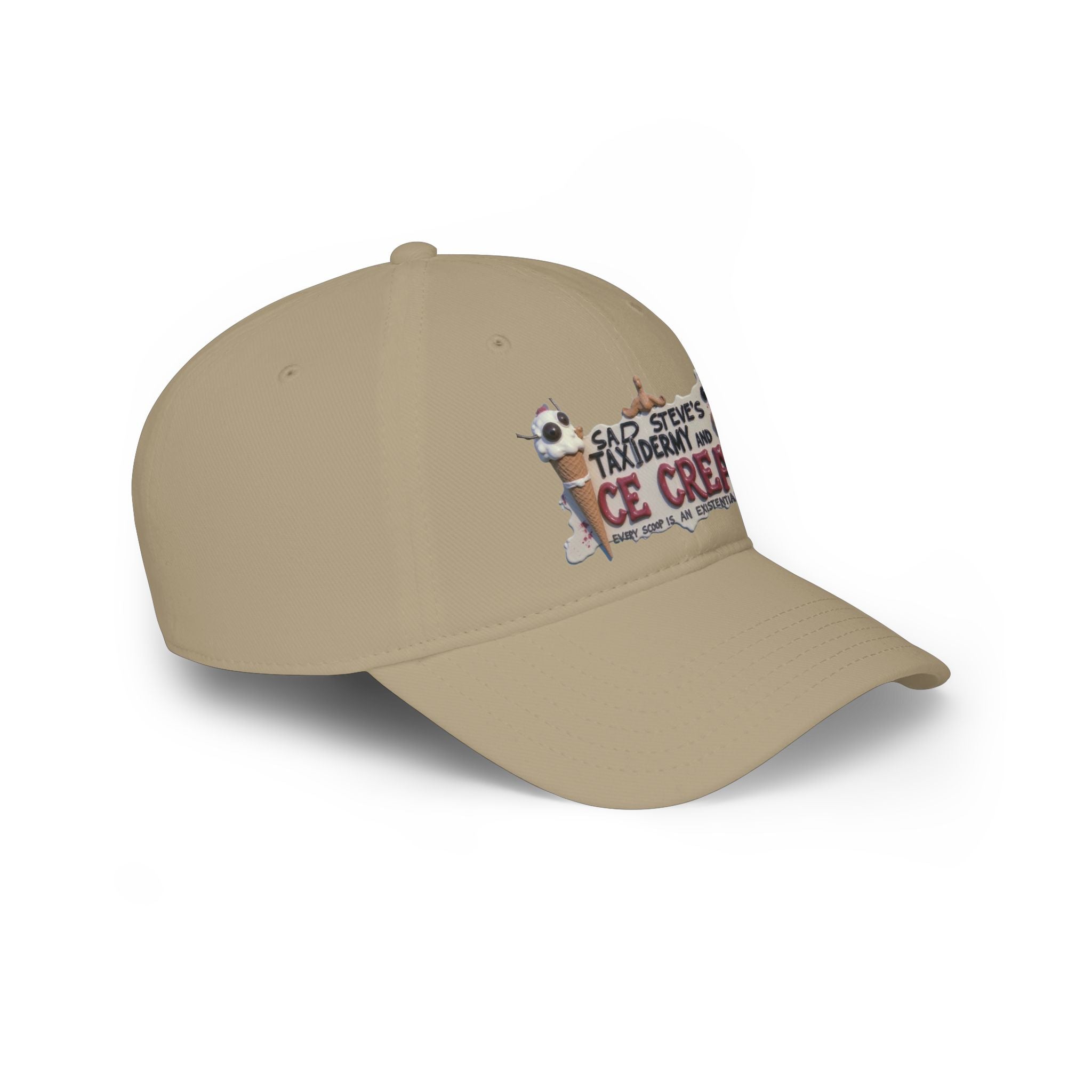 Sad Steve's Taxidermy and Ice Cream - Low Profile Baseball Cap
