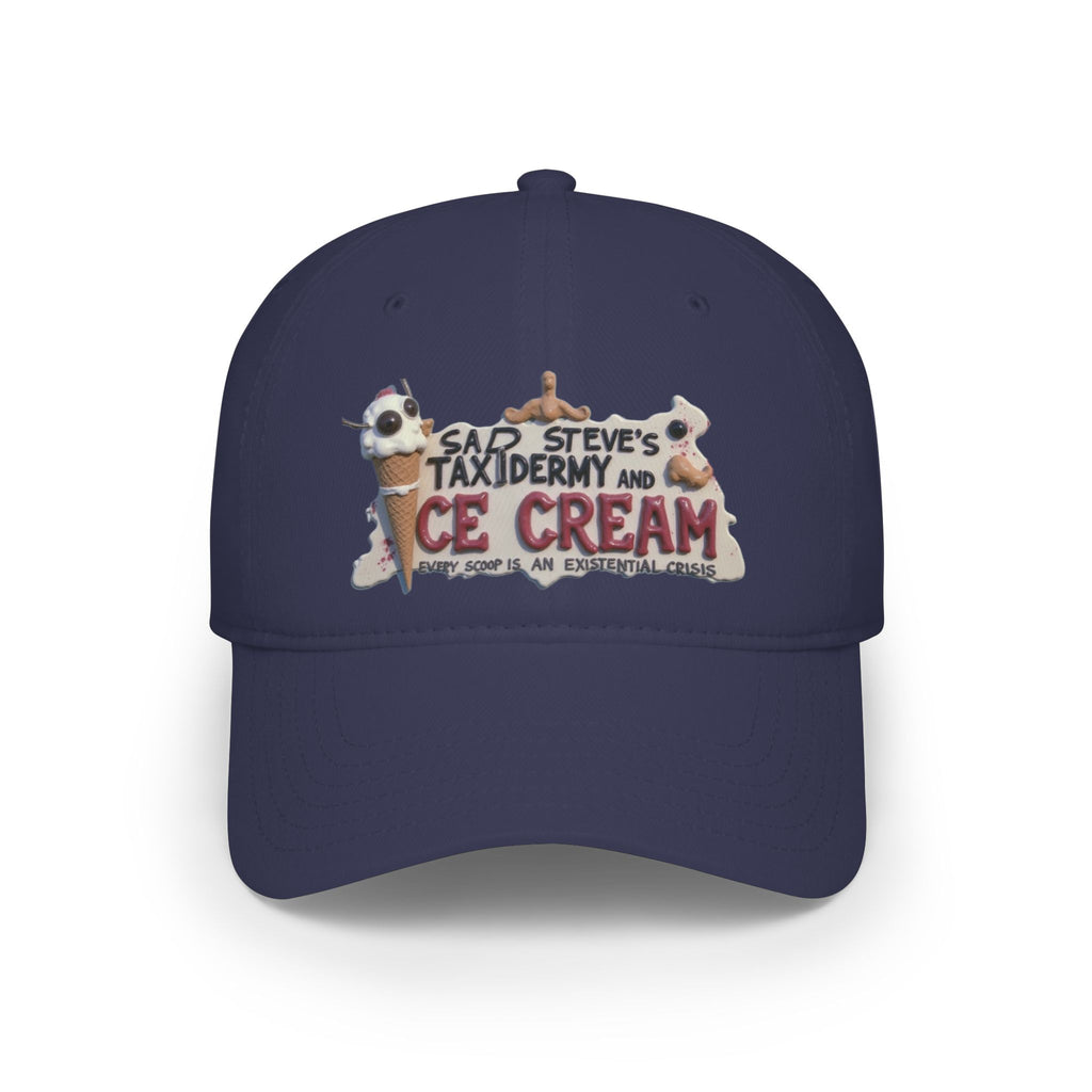 Sad Steve's Taxidermy and Ice Cream - Low Profile Baseball Cap