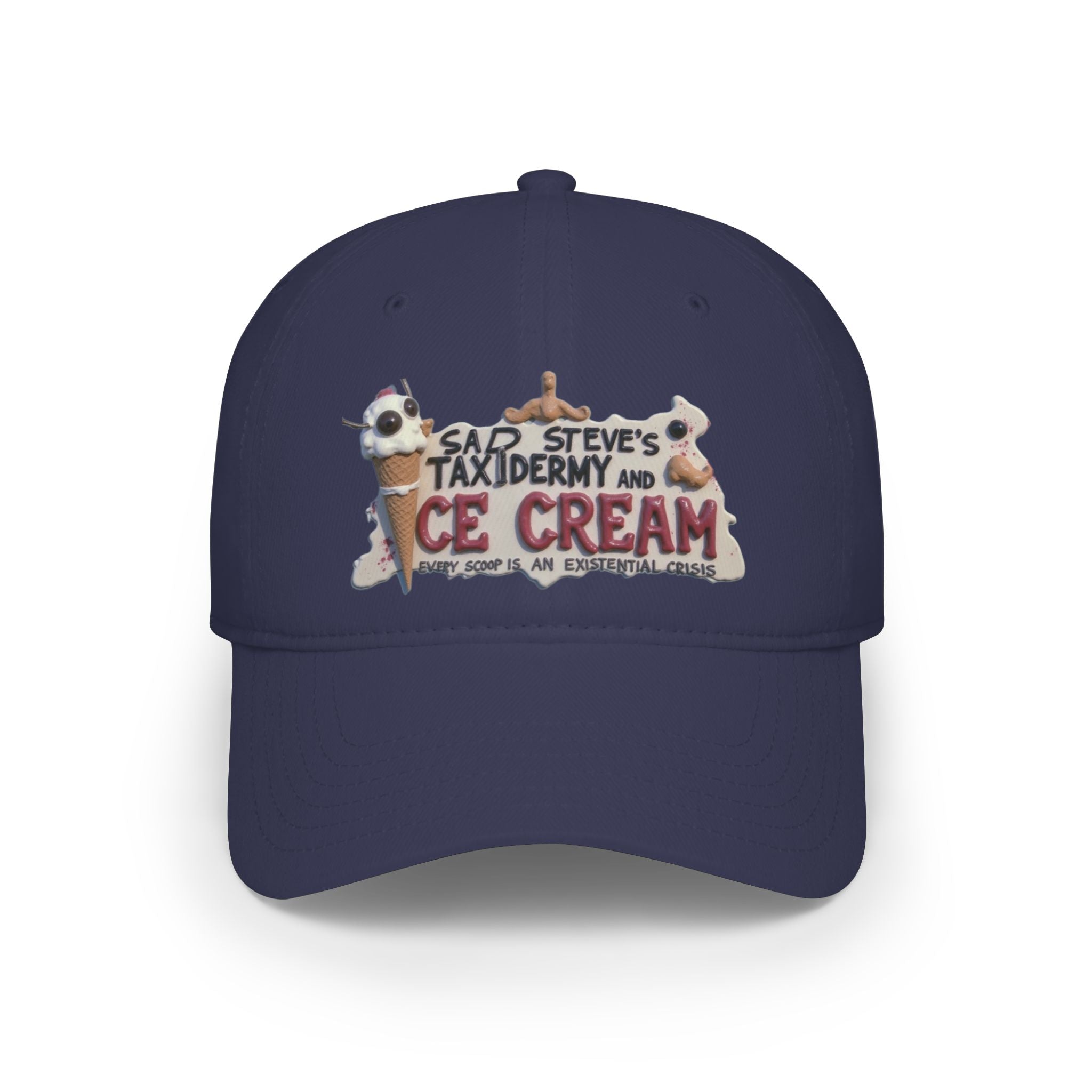 Sad Steve's Taxidermy and Ice Cream - Low Profile Baseball Cap