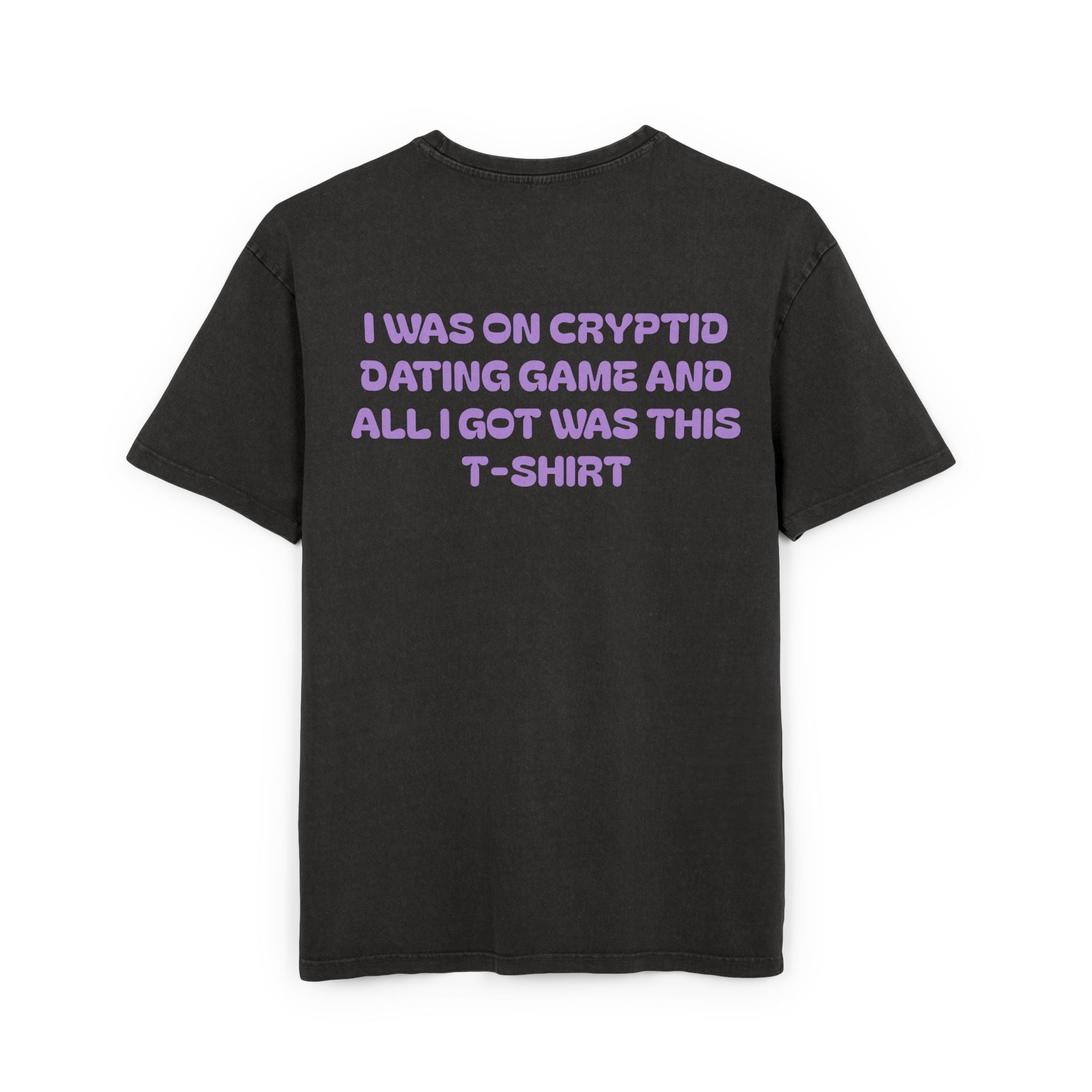 Cryptid Dating Game Acid Washed Oversized Tee
