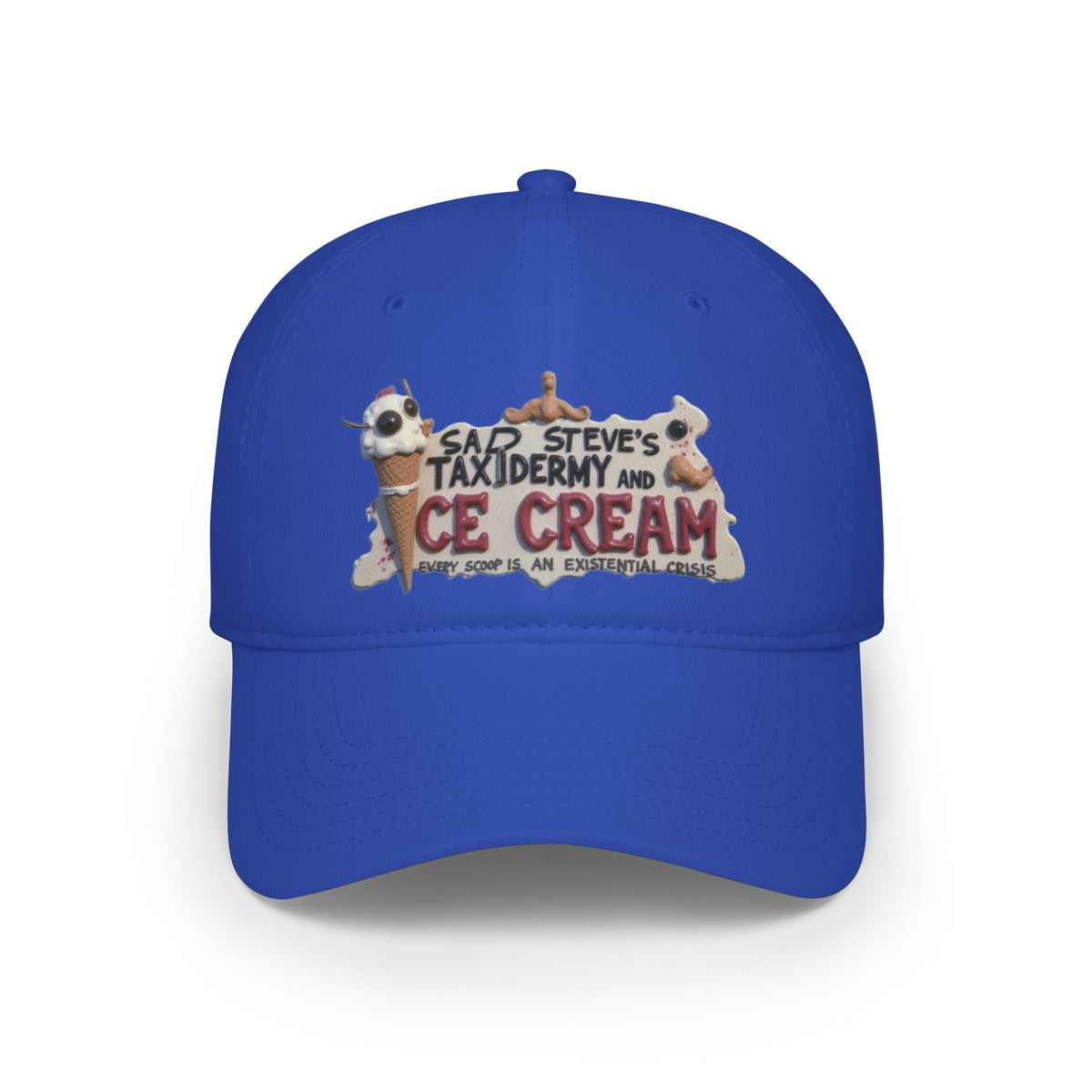 Sad Steve's Taxidermy and Ice Cream - Low Profile Baseball Cap