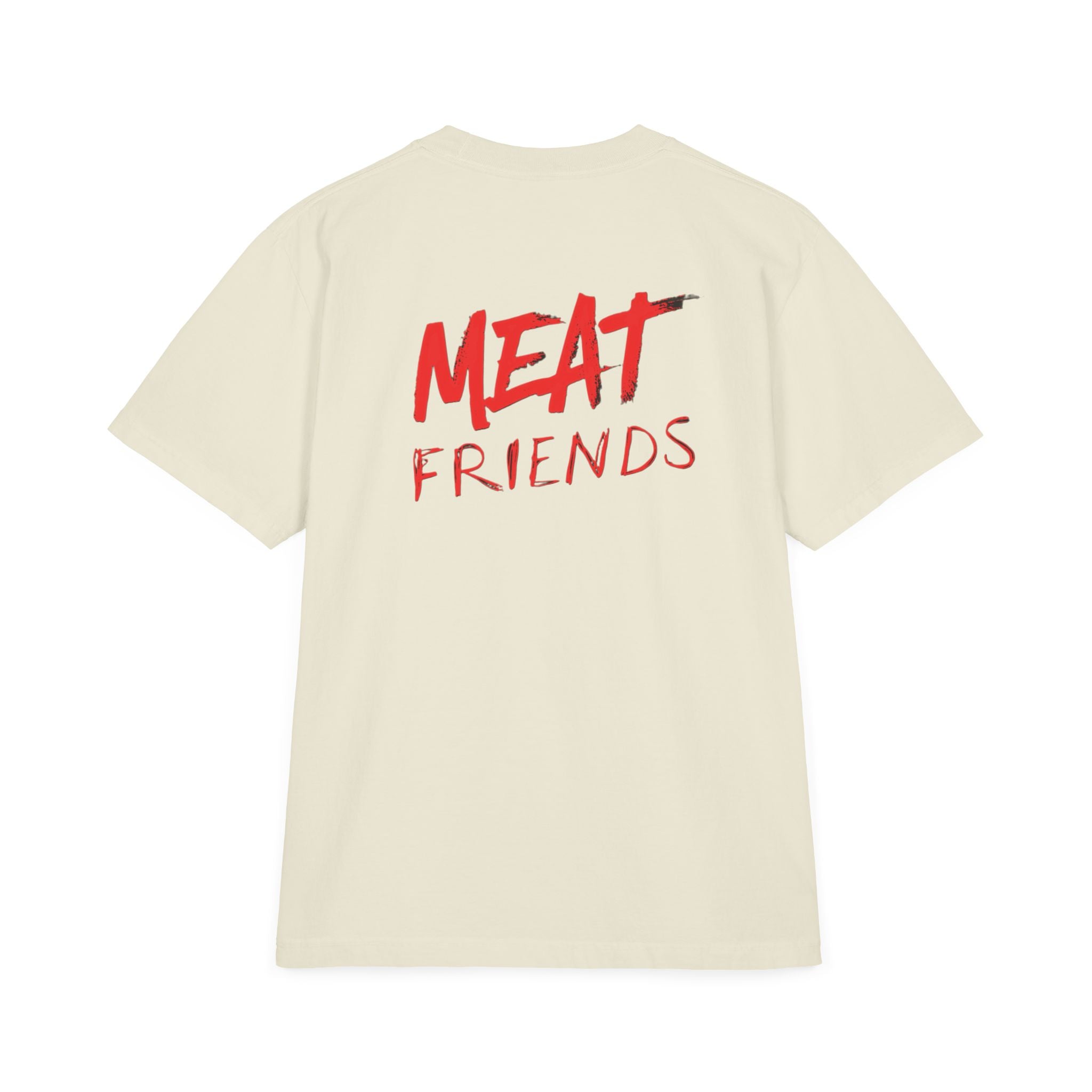Meat Friends Funny Graphic Drop-Shoulder Tee