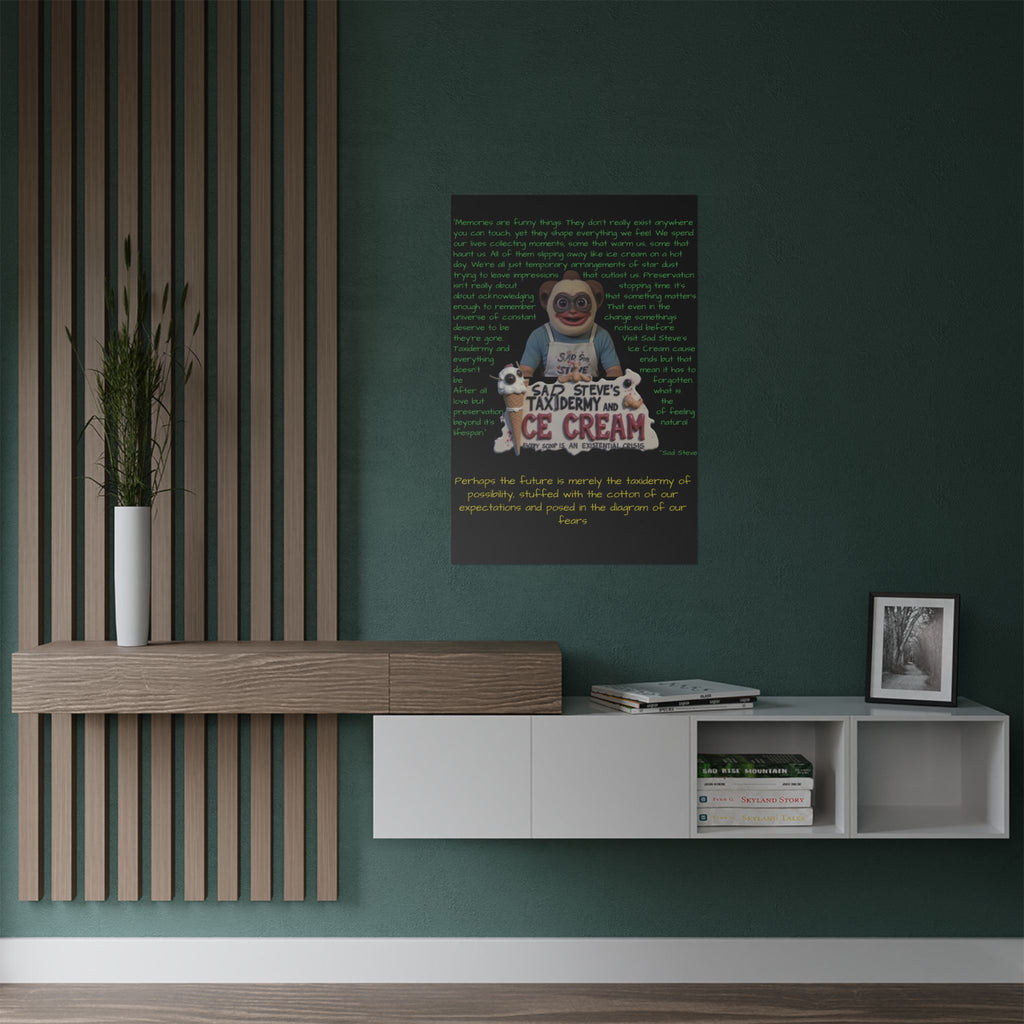 Sad Steve's Emotional Support Poster - Art, Inspirational Wall Decor, Unique Home Decor