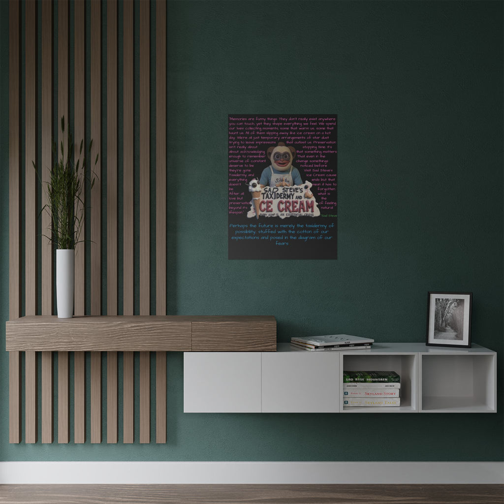 Sad Steve's Emotional Support Poster - Art, Inspirational Wall Decor, Unique Home Decor