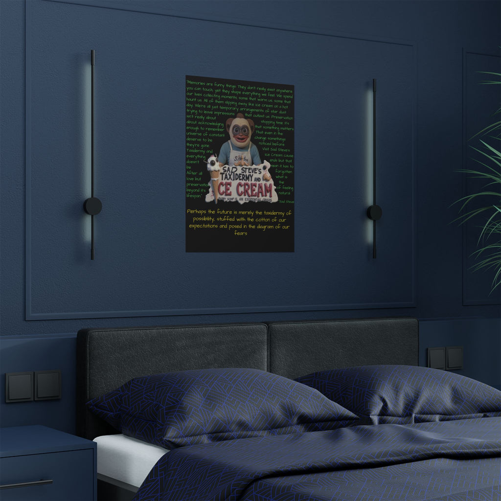 Sad Steve's Emotional Support Poster - Art, Inspirational Wall Decor, Unique Home Decor