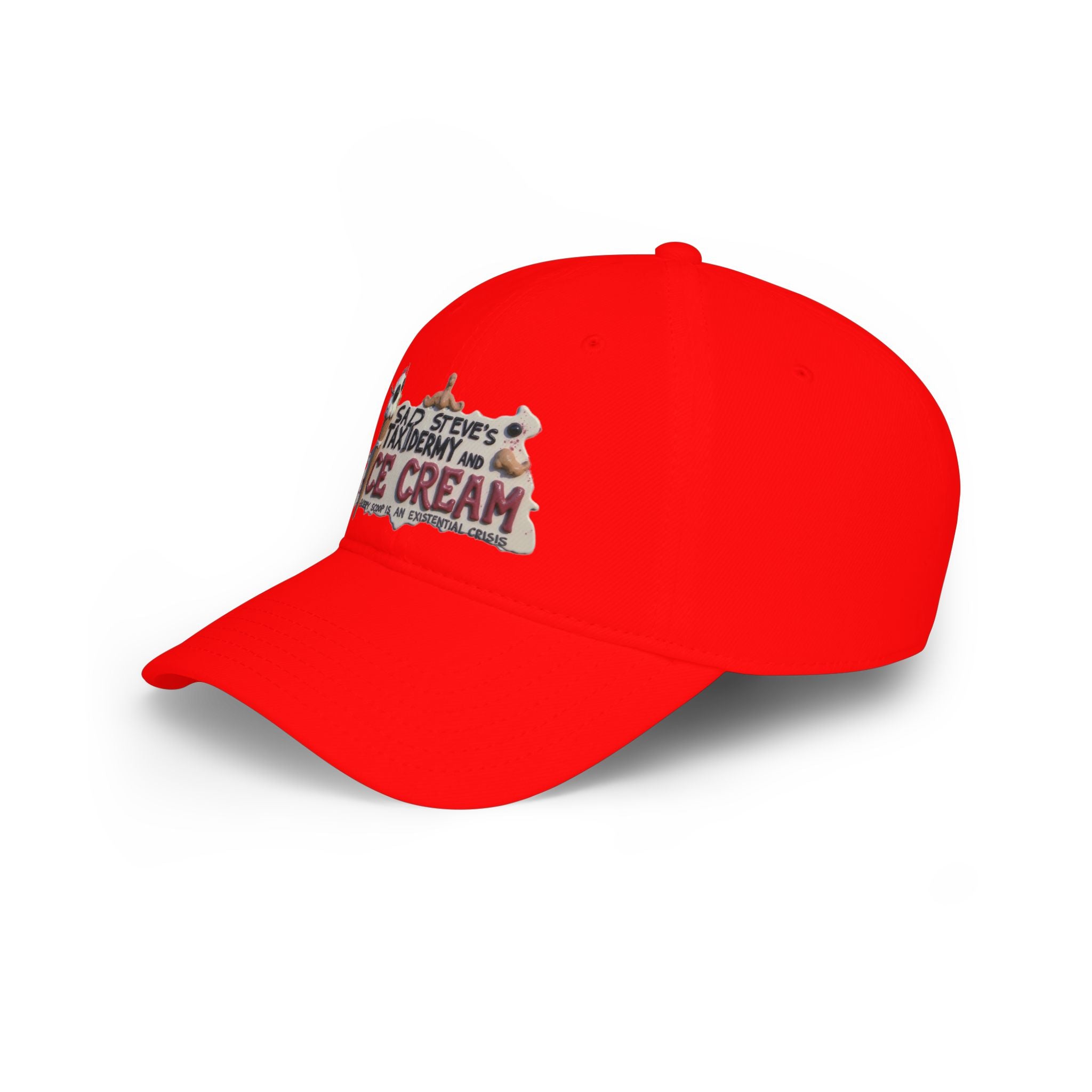 Sad Steve's Taxidermy and Ice Cream - Low Profile Baseball Cap