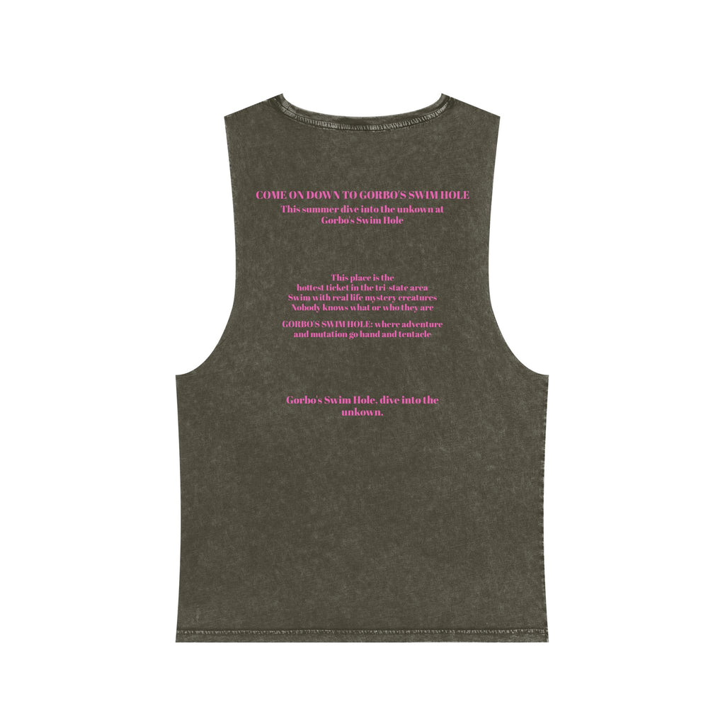 Gorbo's Swim Hole Stonewash Tank Top - Unisex Summer Style