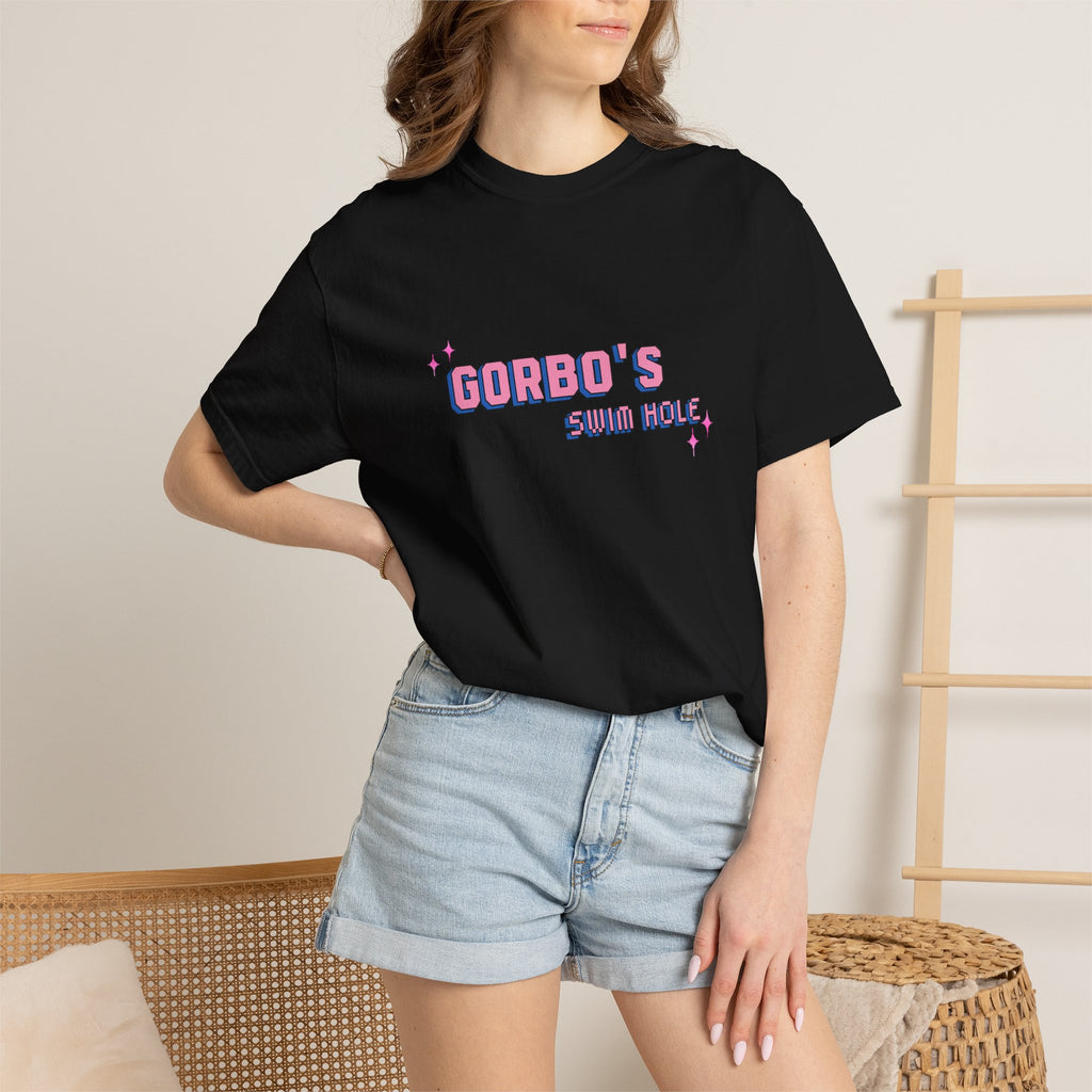 Unisex Garment-Dyed T-Shirt: Gorbo's Swim Hole Vintage Graphic Tee