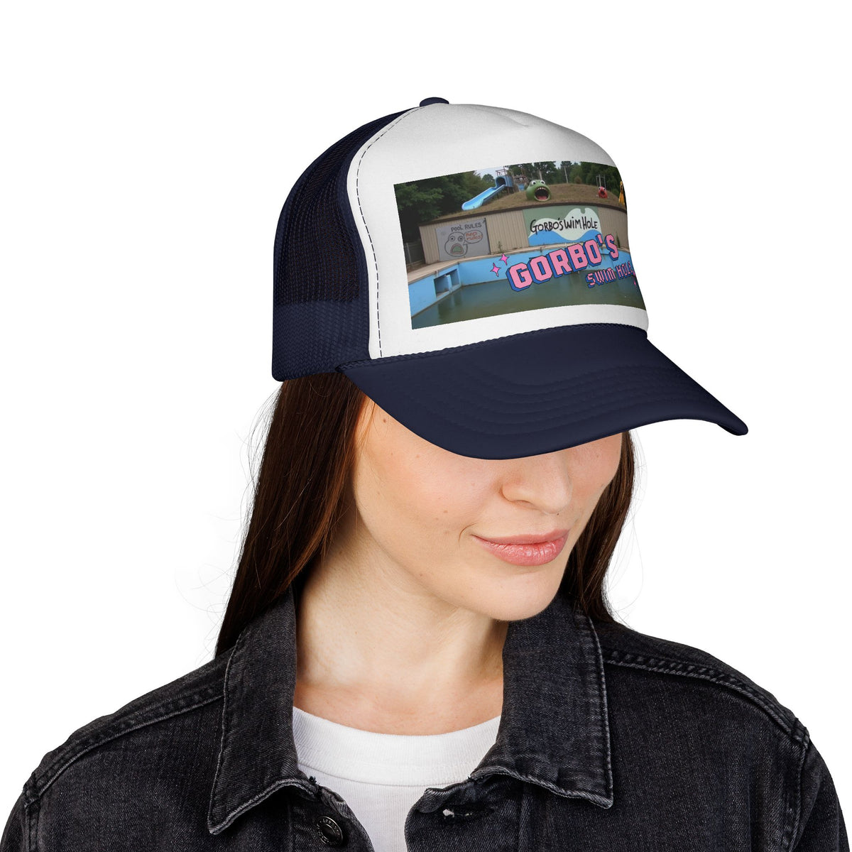 Gorbo's Swim Hole Trucker Cap - Fun Summer Vibes