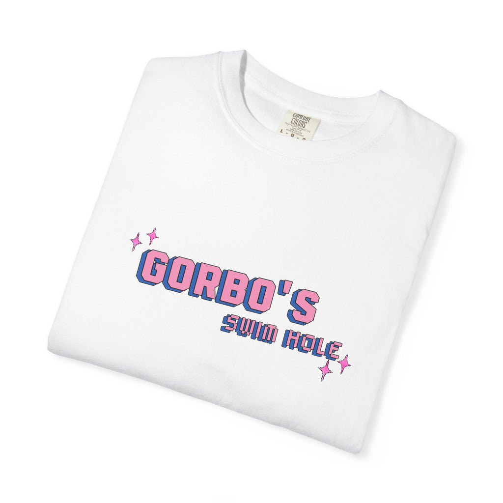 Unisex Garment-Dyed T-Shirt: Gorbo's Swim Hole Vintage Graphic Tee