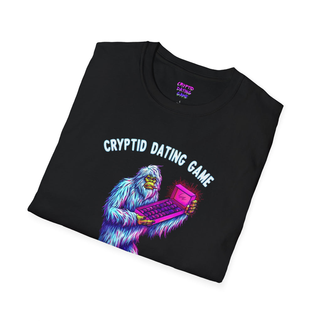 Cryptid Dating Game T-Shirt — 'Love Knows No Bounds' Bigfoot Sasquatch Tee