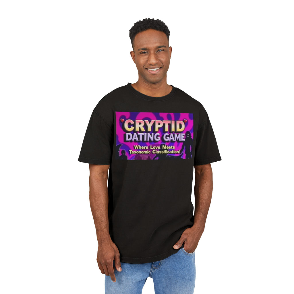 Cryptid Dating Game Acid Washed Oversized Tee