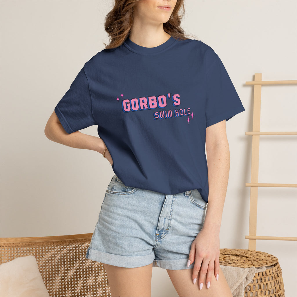 Unisex Garment-Dyed T-Shirt: Gorbo's Swim Hole Vintage Graphic Tee