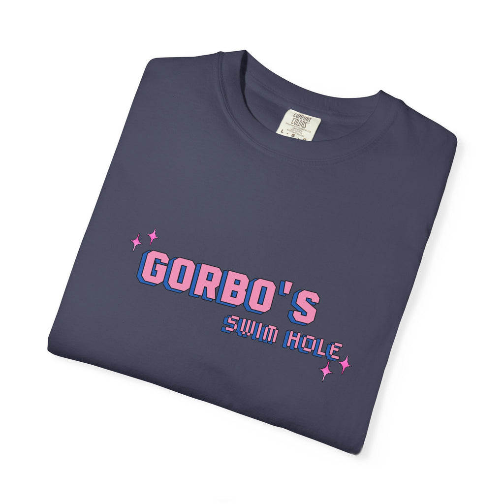 Unisex Garment-Dyed T-Shirt: Gorbo's Swim Hole Vintage Graphic Tee