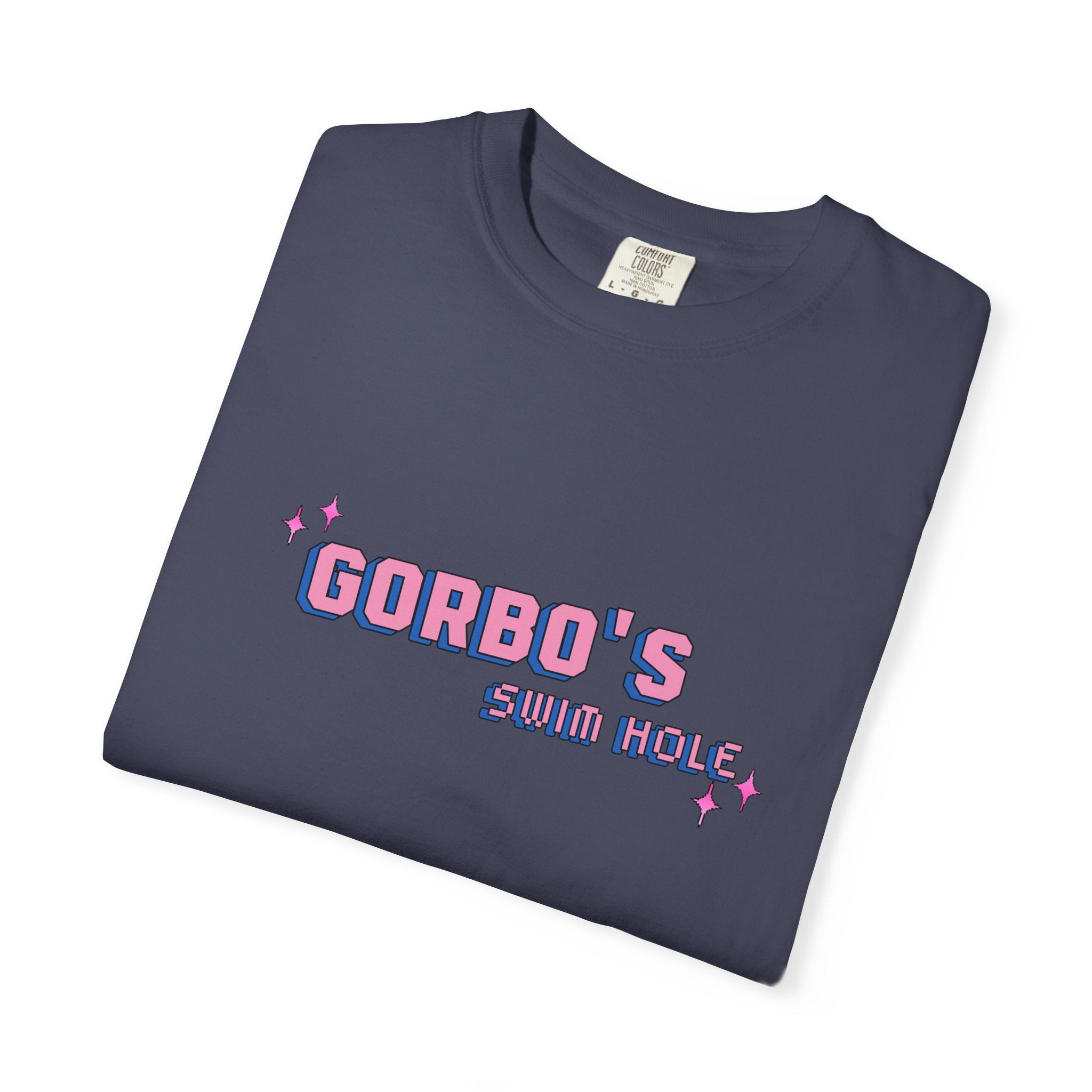 Unisex Garment-Dyed T-Shirt: Gorbo's Swim Hole Vintage Graphic Tee