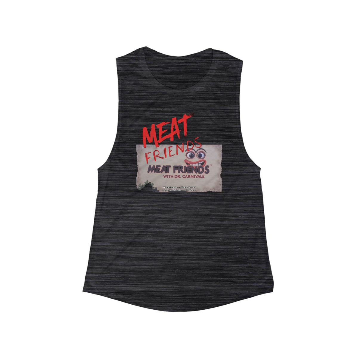 'MEAT Friends' Muscle Tank for Women – Great for BBQs and Casual Wear