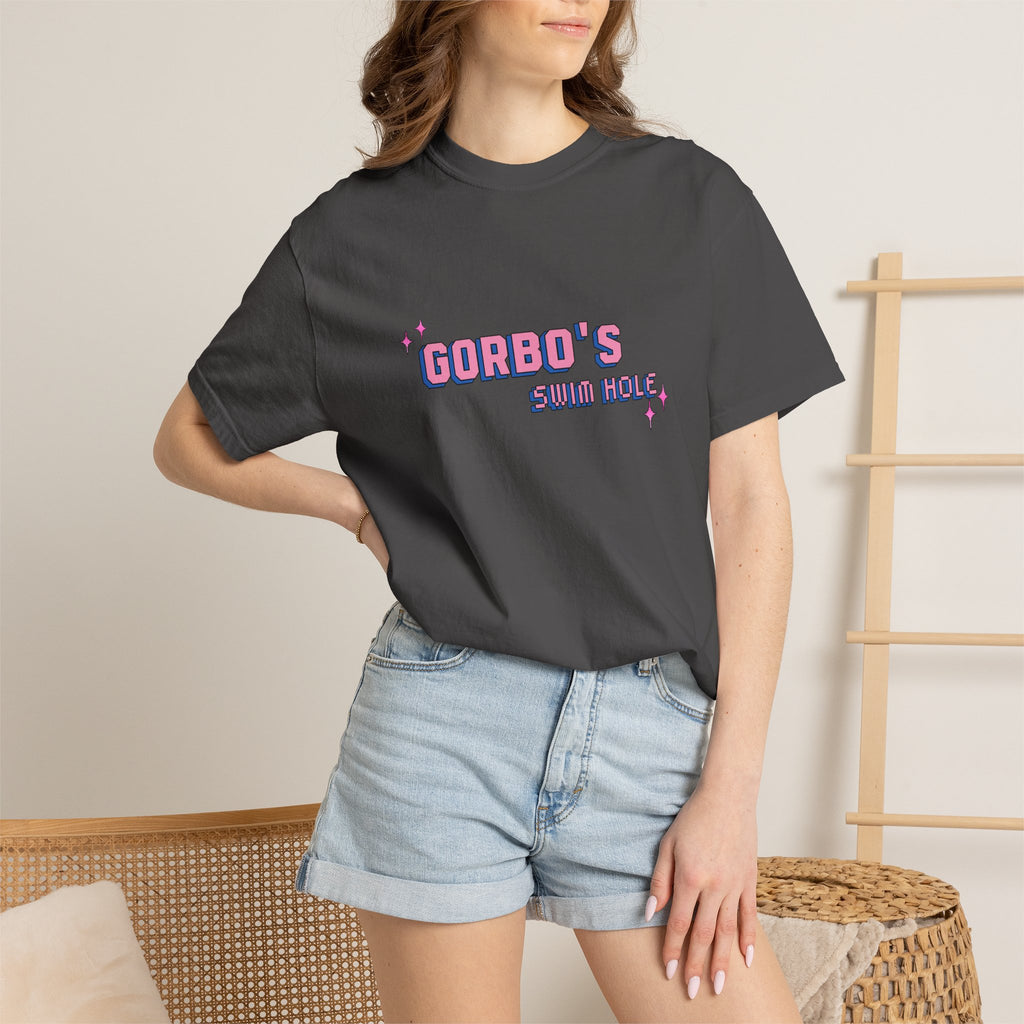 Unisex Garment-Dyed T-Shirt: Gorbo's Swim Hole Vintage Graphic Tee