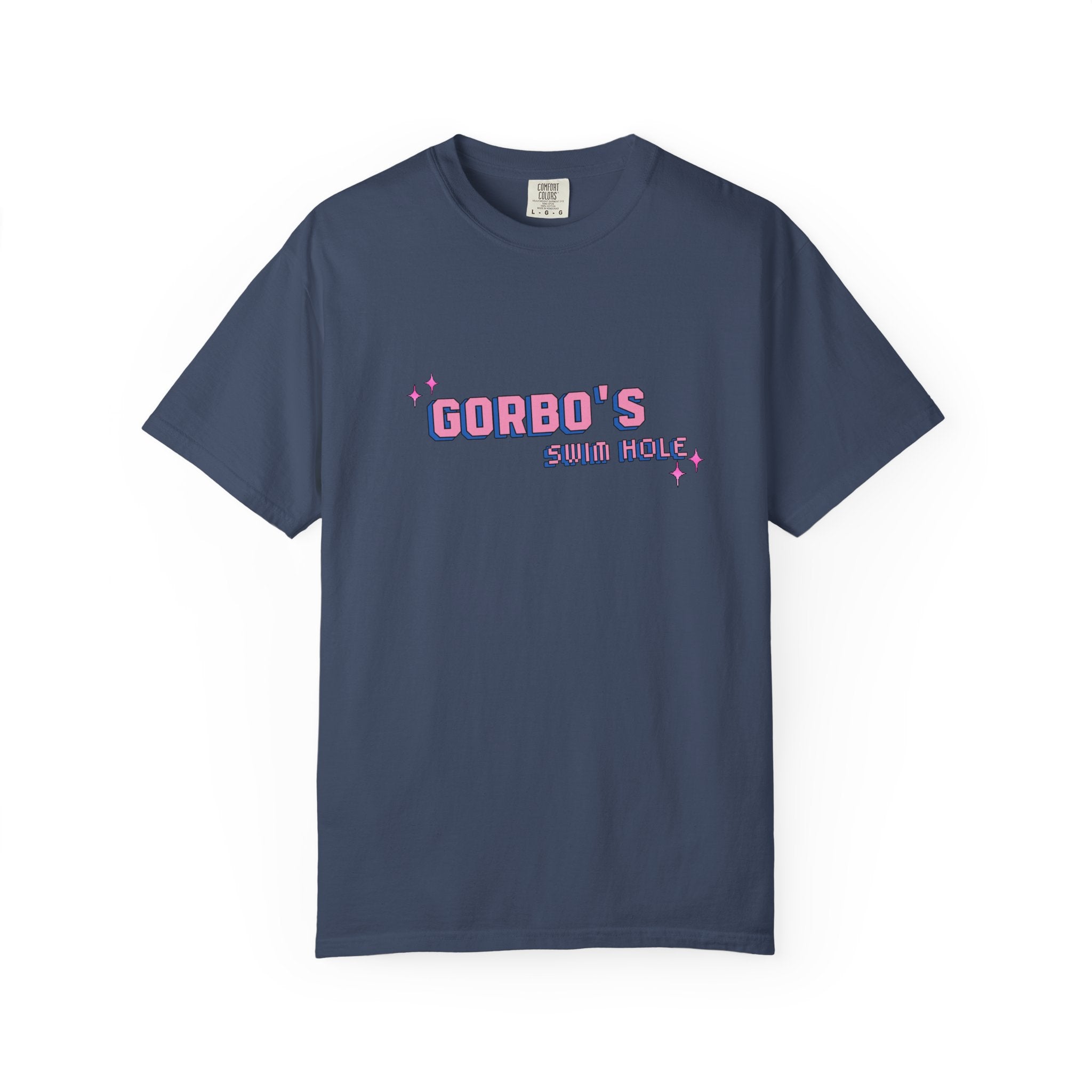 Unisex Garment-Dyed T-Shirt: Gorbo's Swim Hole Vintage Graphic Tee