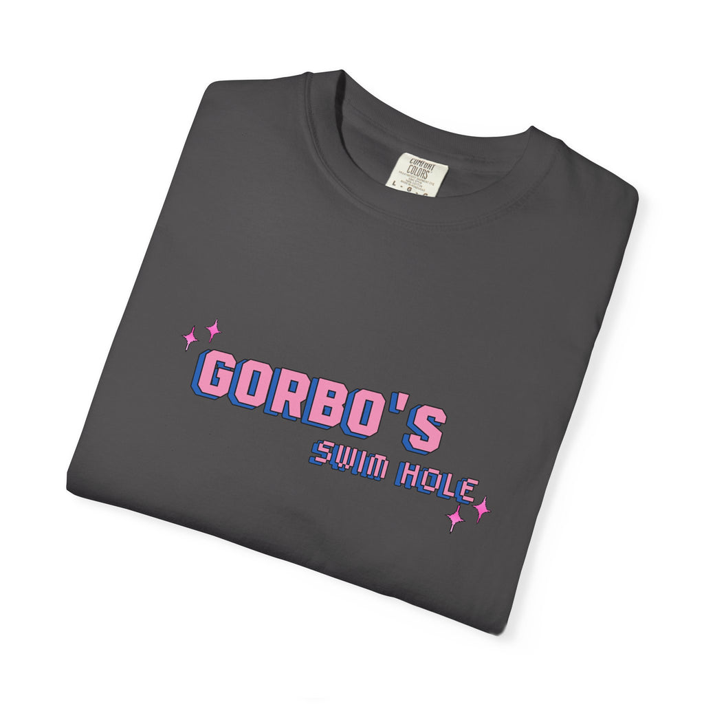 Unisex Garment-Dyed T-Shirt: Gorbo's Swim Hole Vintage Graphic Tee