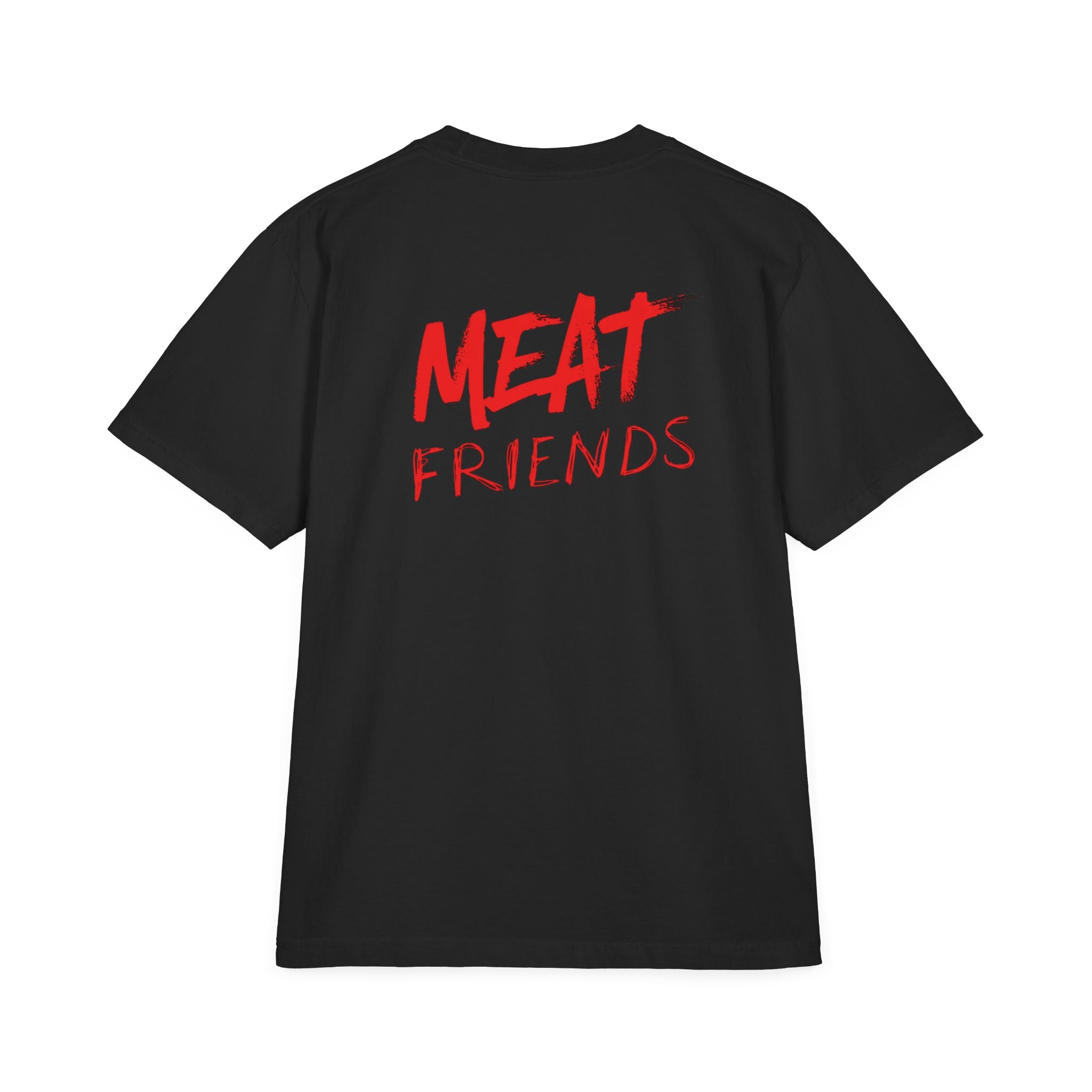 Meat Friends Funny Graphic Drop-Shoulder Tee