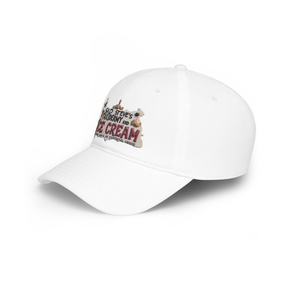 Sad Steve's Taxidermy and Ice Cream - Low Profile Baseball Cap