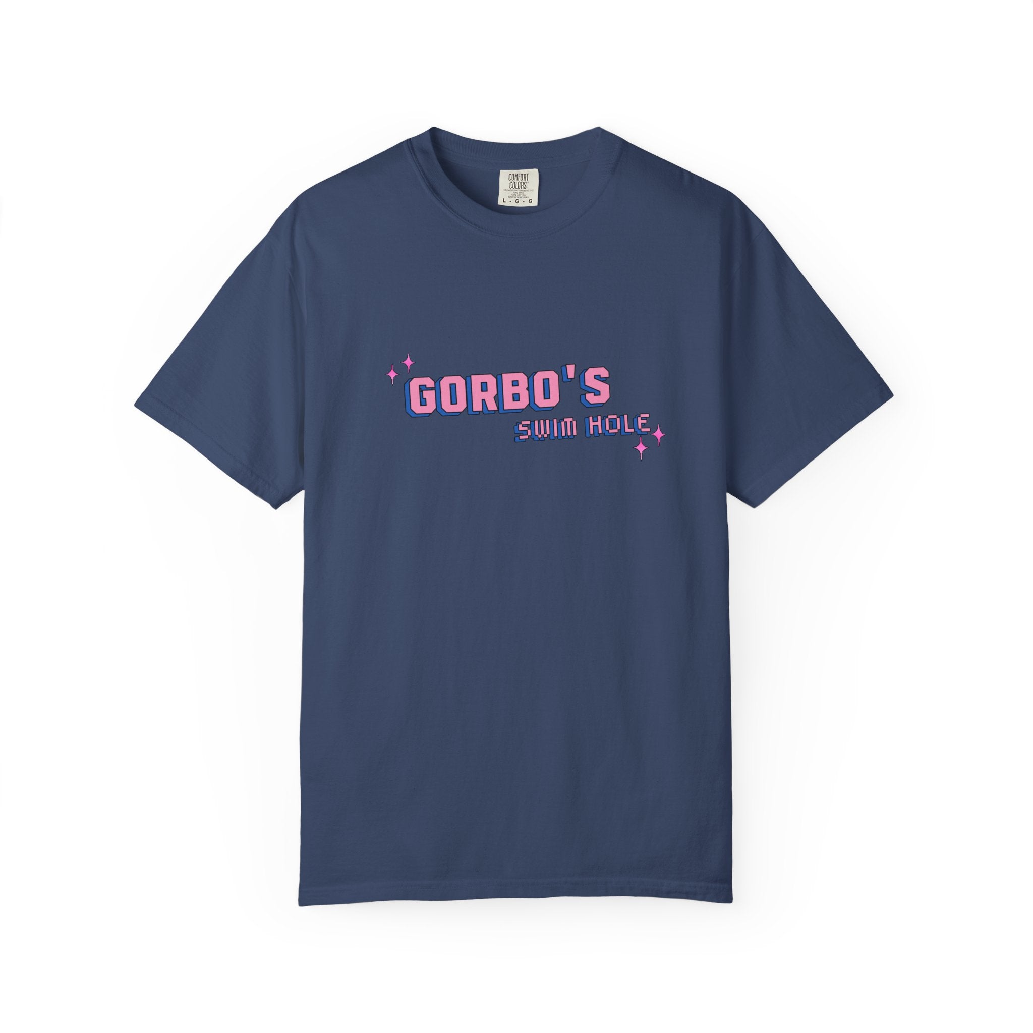 Unisex Garment-Dyed T-Shirt: Gorbo's Swim Hole Vintage Graphic Tee