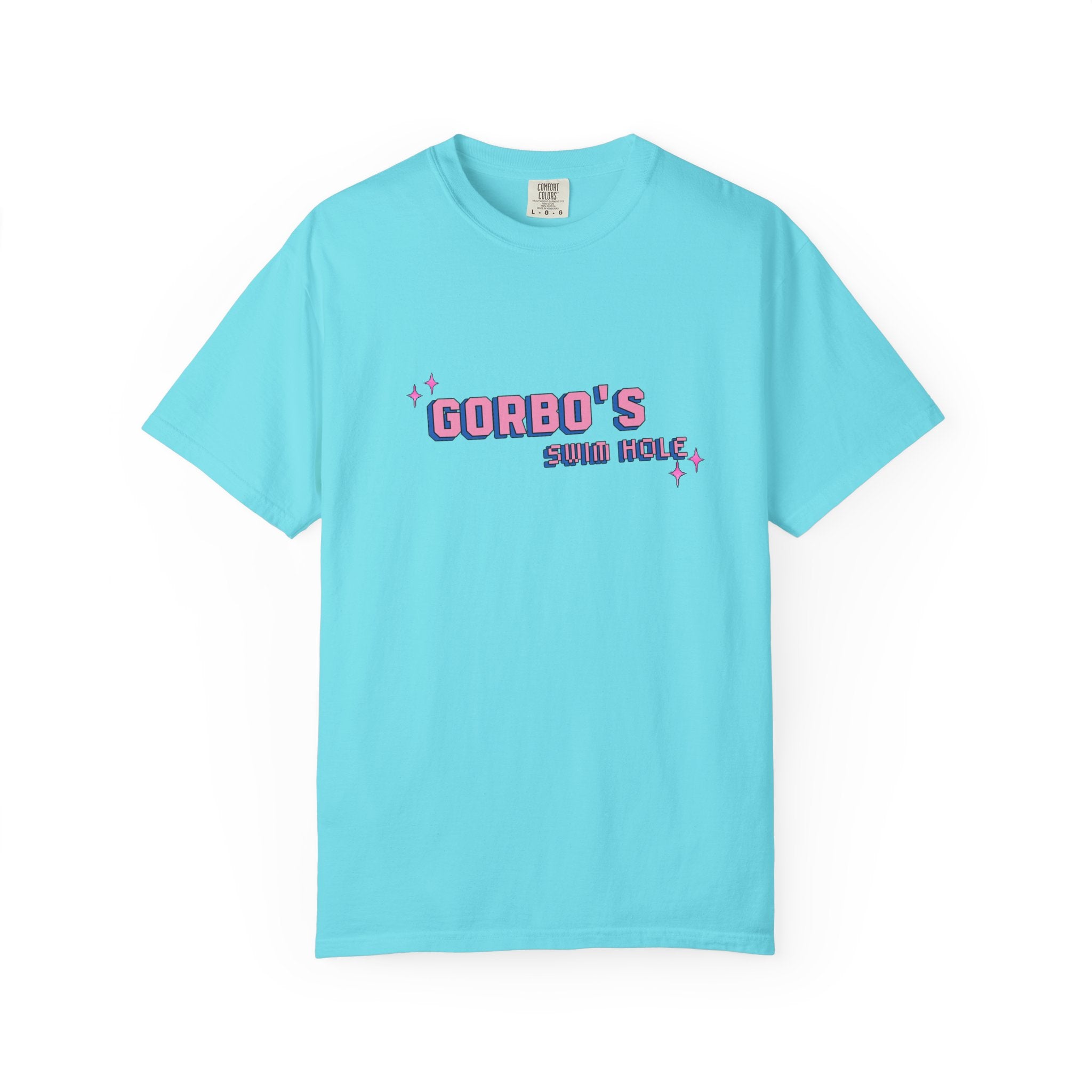 Unisex Garment-Dyed T-Shirt: Gorbo's Swim Hole Vintage Graphic Tee