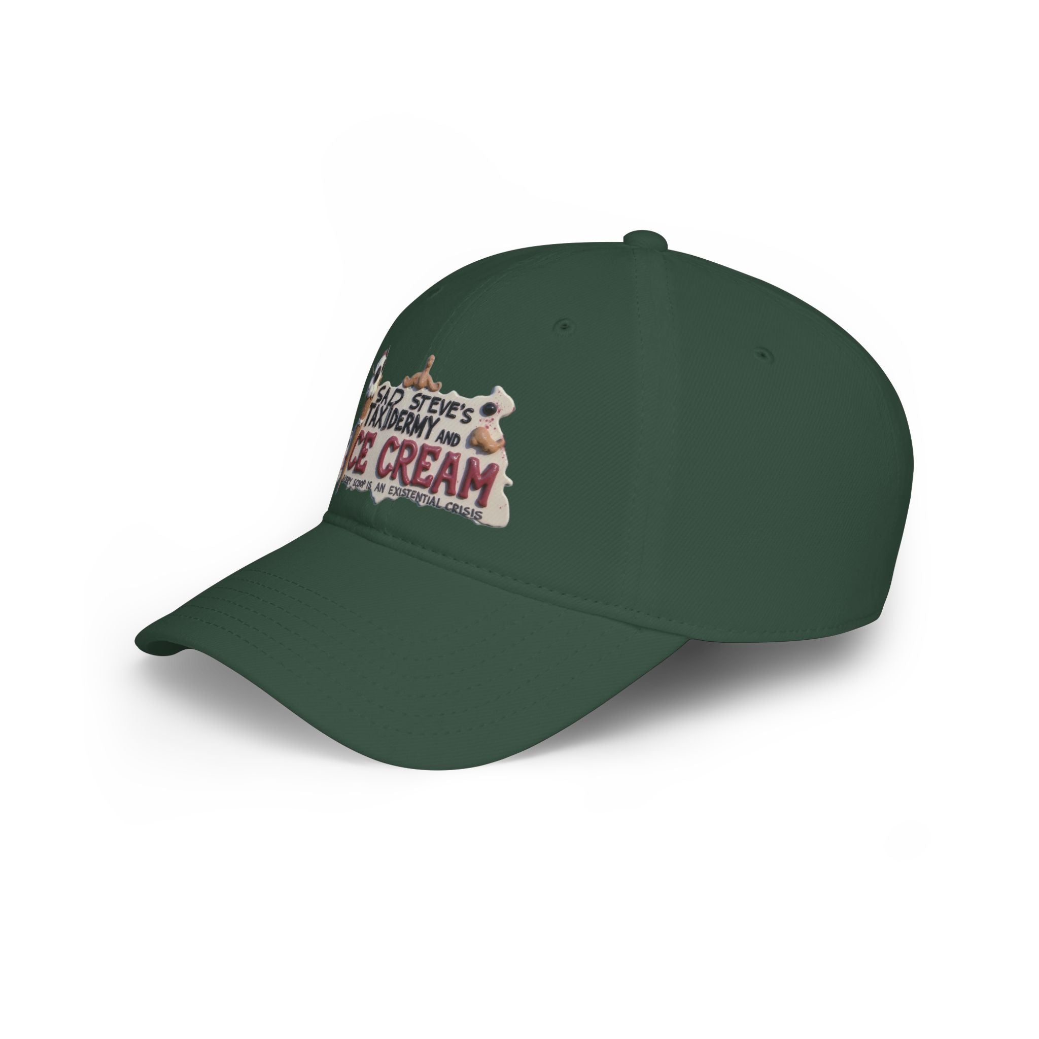 Sad Steve's Taxidermy and Ice Cream - Low Profile Baseball Cap