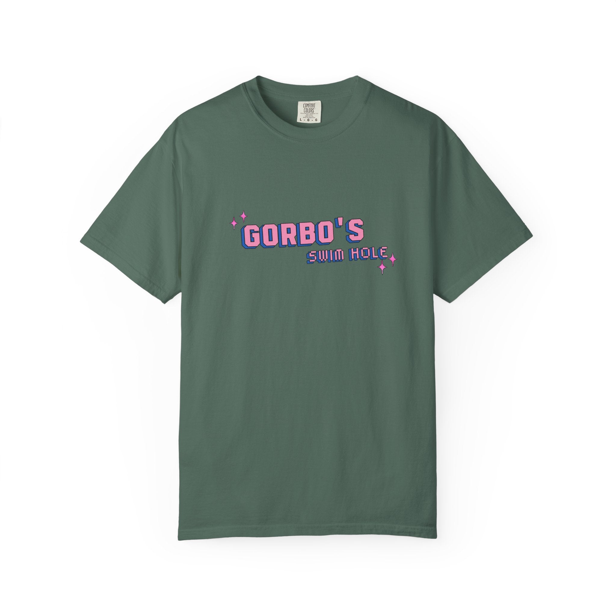 Unisex Garment-Dyed T-Shirt: Gorbo's Swim Hole Vintage Graphic Tee