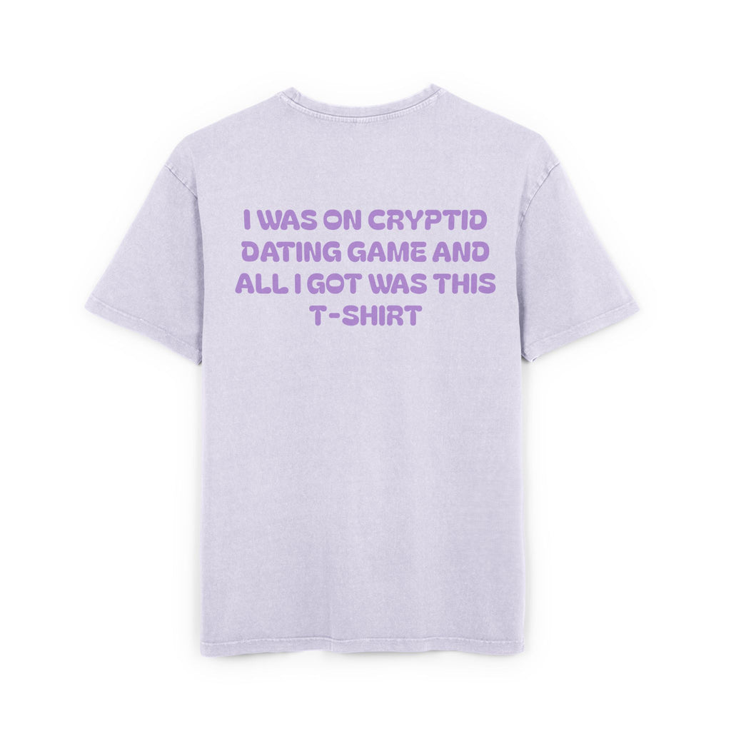 Cryptid Dating Game Acid Washed Oversized Tee