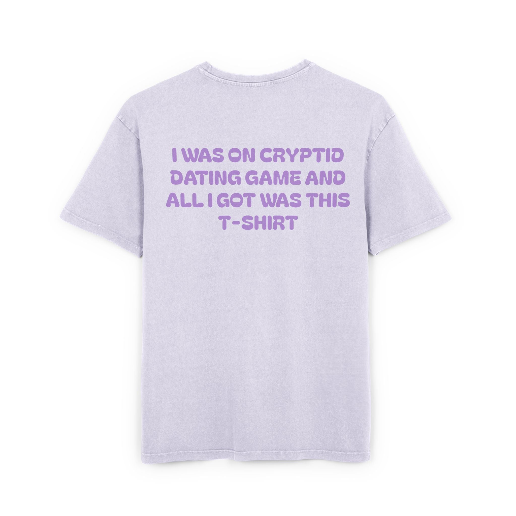 Cryptid Dating Game Acid Washed Oversized Tee