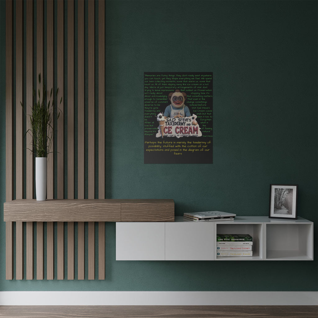 Sad Steve's Emotional Support Poster - Art, Inspirational Wall Decor, Unique Home Decor
