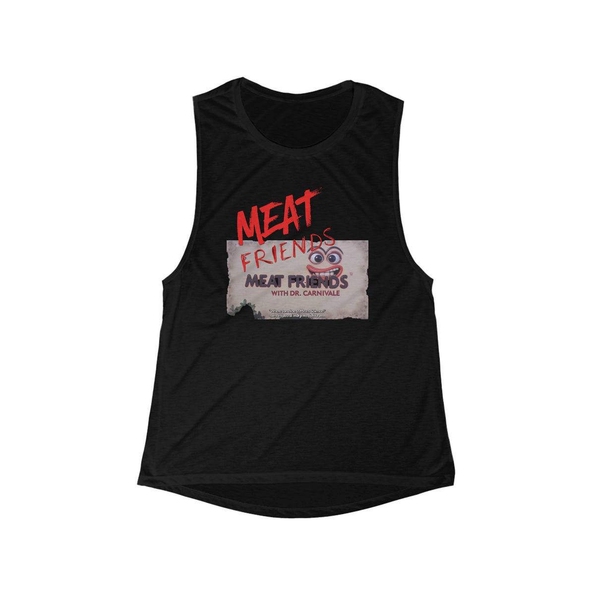 'MEAT Friends' Muscle Tank for Women – Great for BBQs and Casual Wear