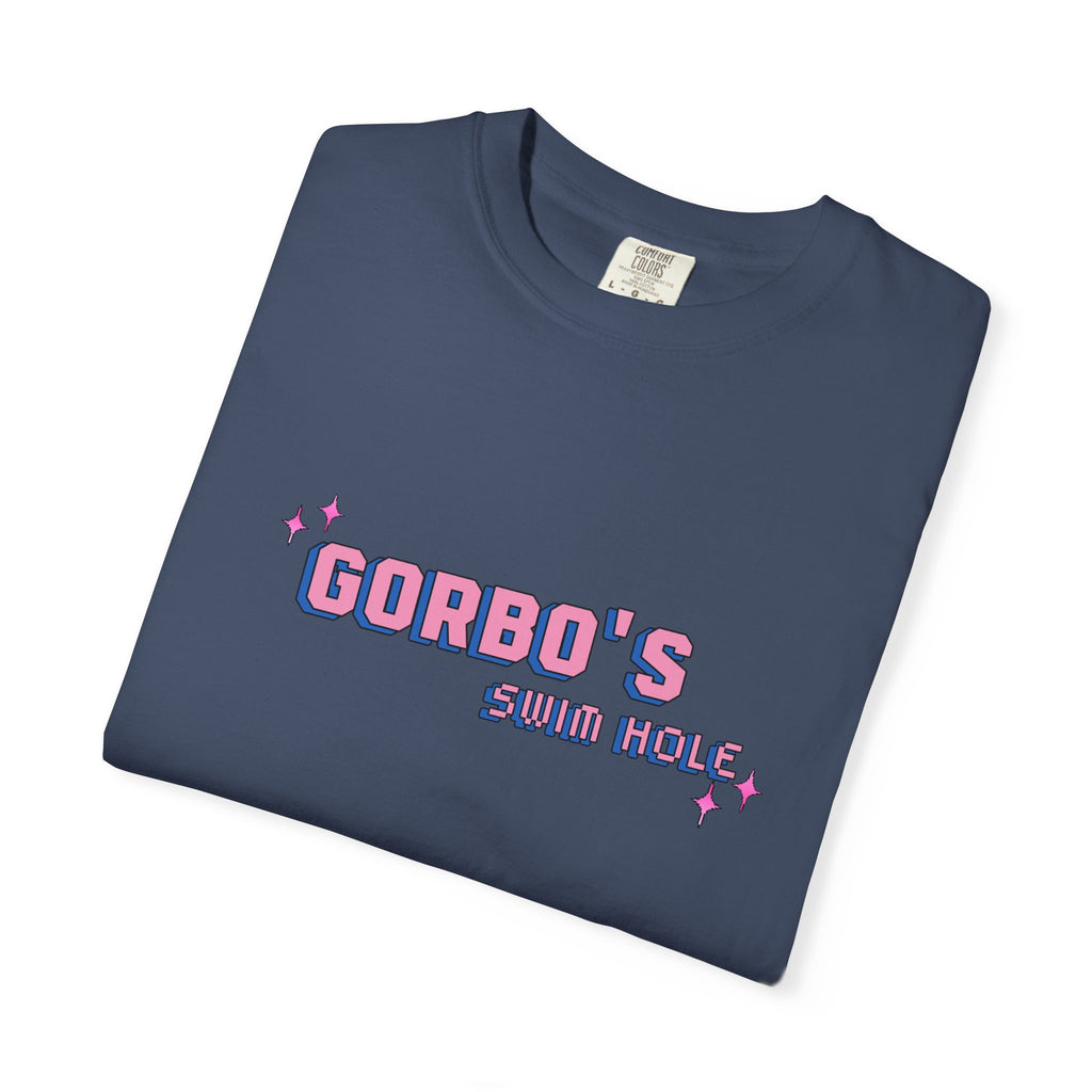 Unisex Garment-Dyed T-Shirt: Gorbo's Swim Hole Vintage Graphic Tee