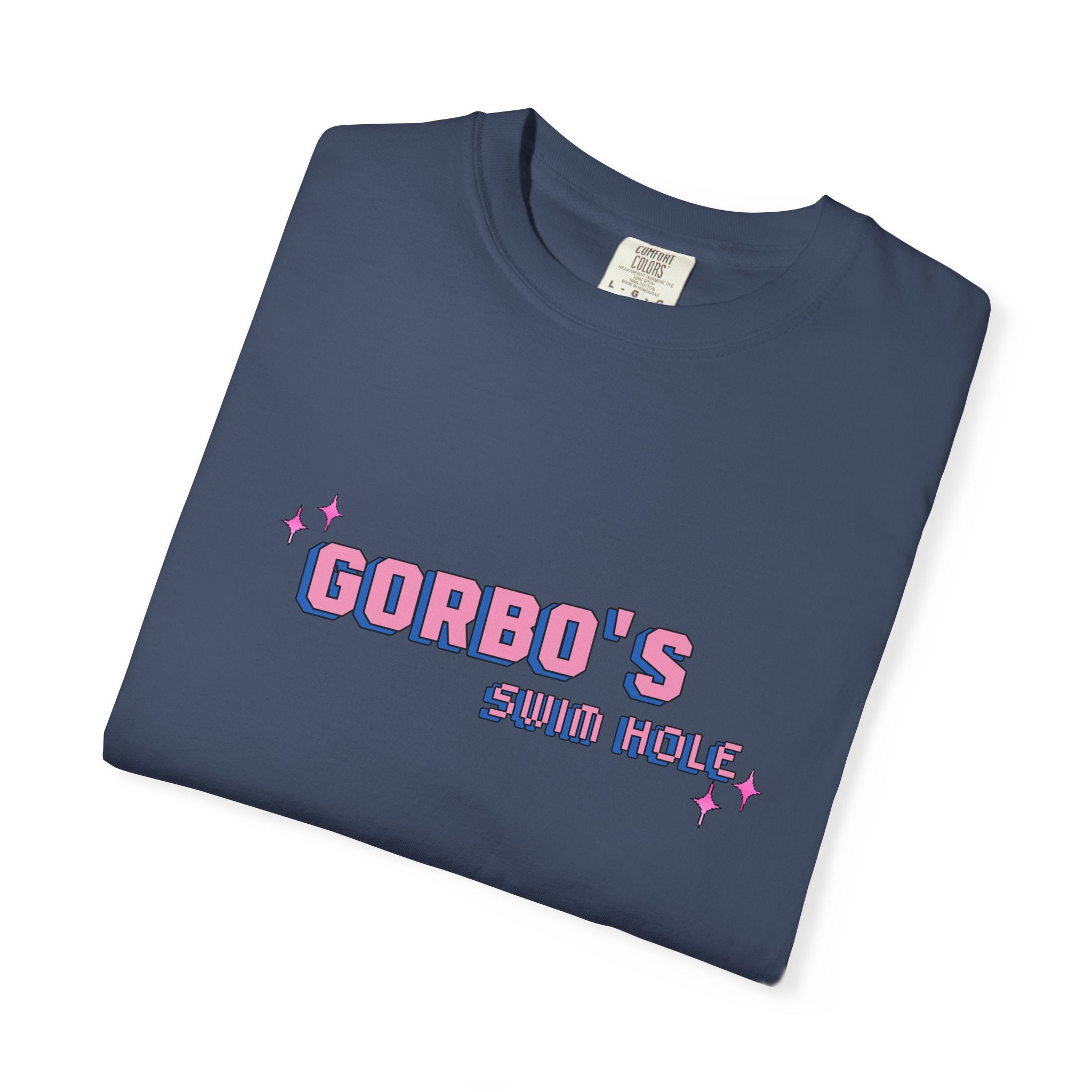 Unisex Garment-Dyed T-Shirt: Gorbo's Swim Hole Vintage Graphic Tee