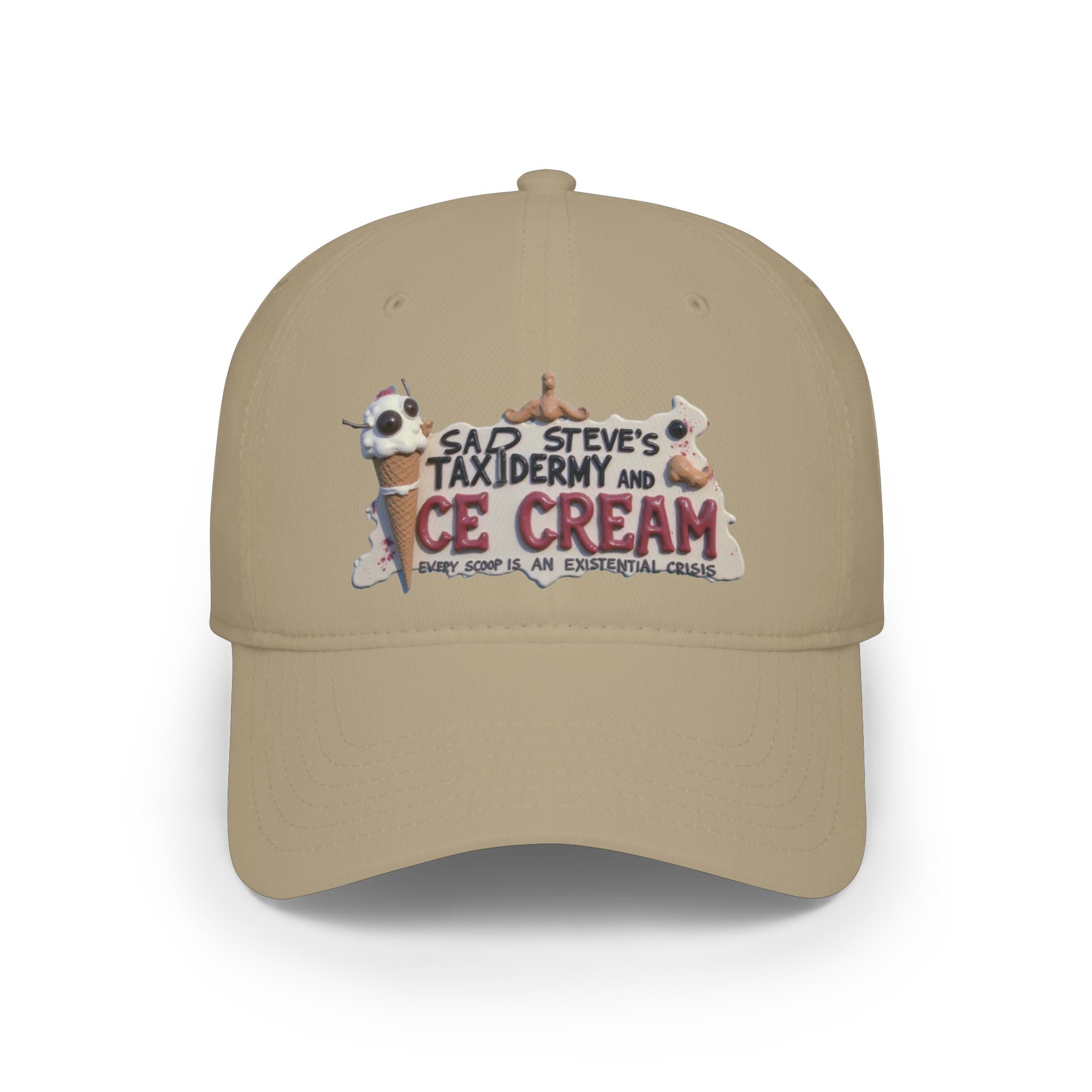 Sad Steve's Taxidermy and Ice Cream - Low Profile Baseball Cap