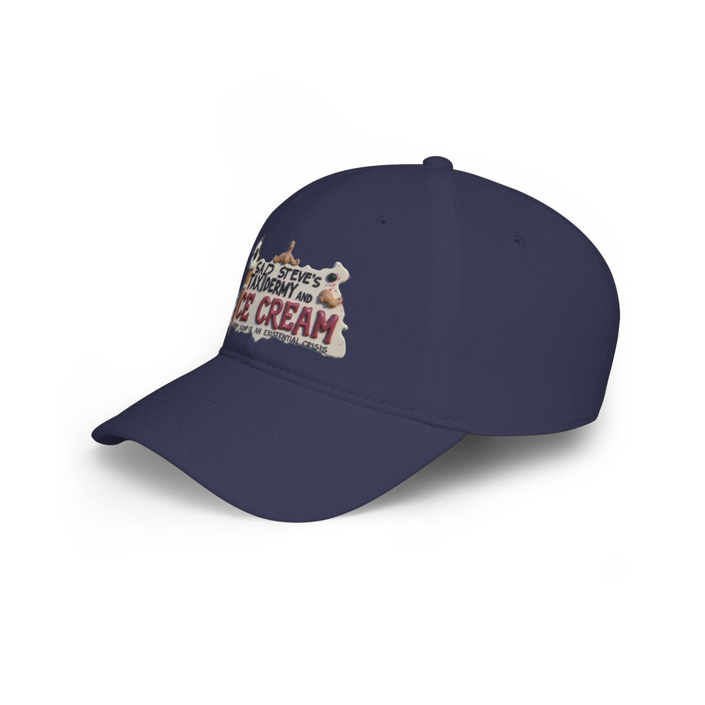Sad Steve's Taxidermy and Ice Cream - Low Profile Baseball Cap