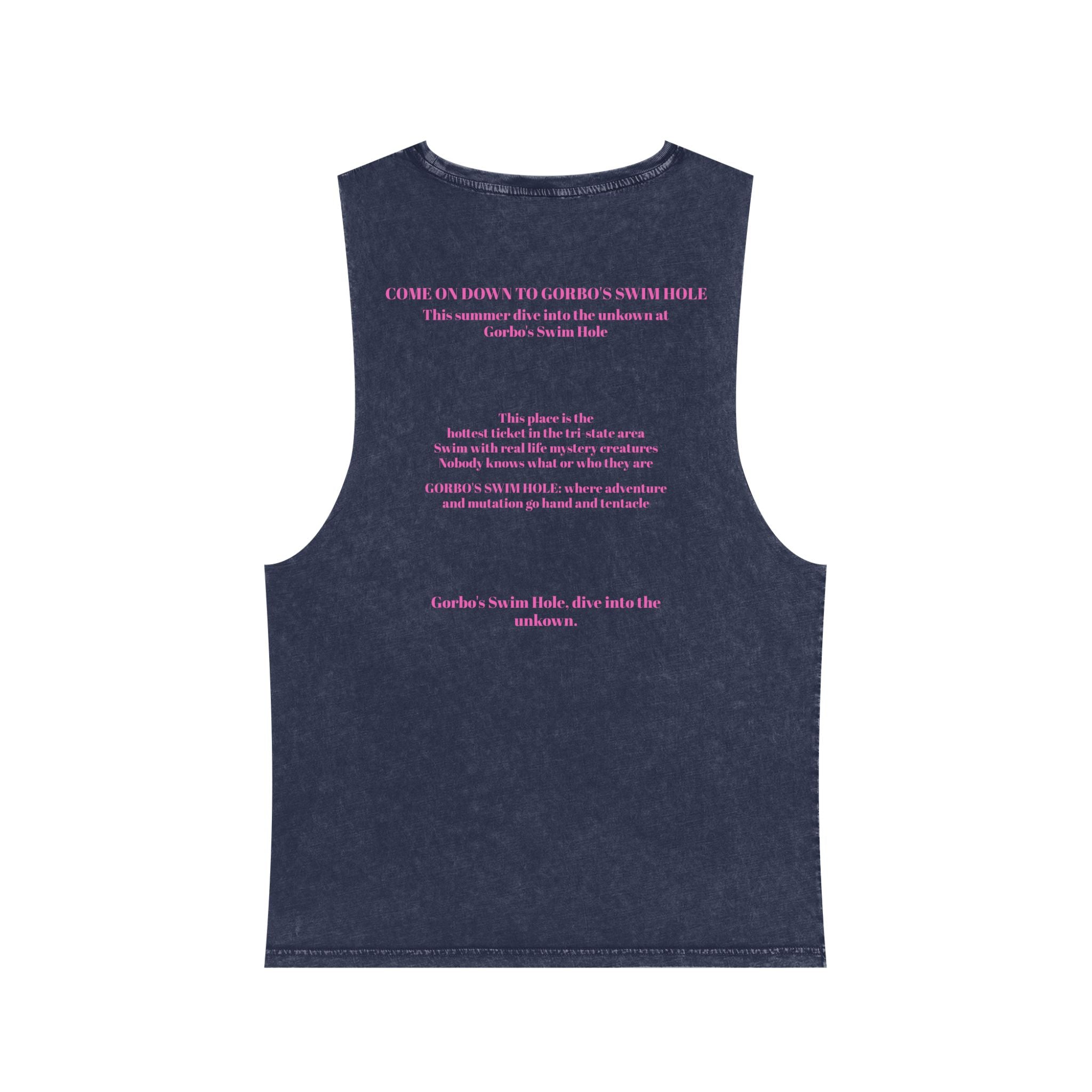 Gorbo's Swim Hole Stonewash Tank Top - Unisex Summer Style