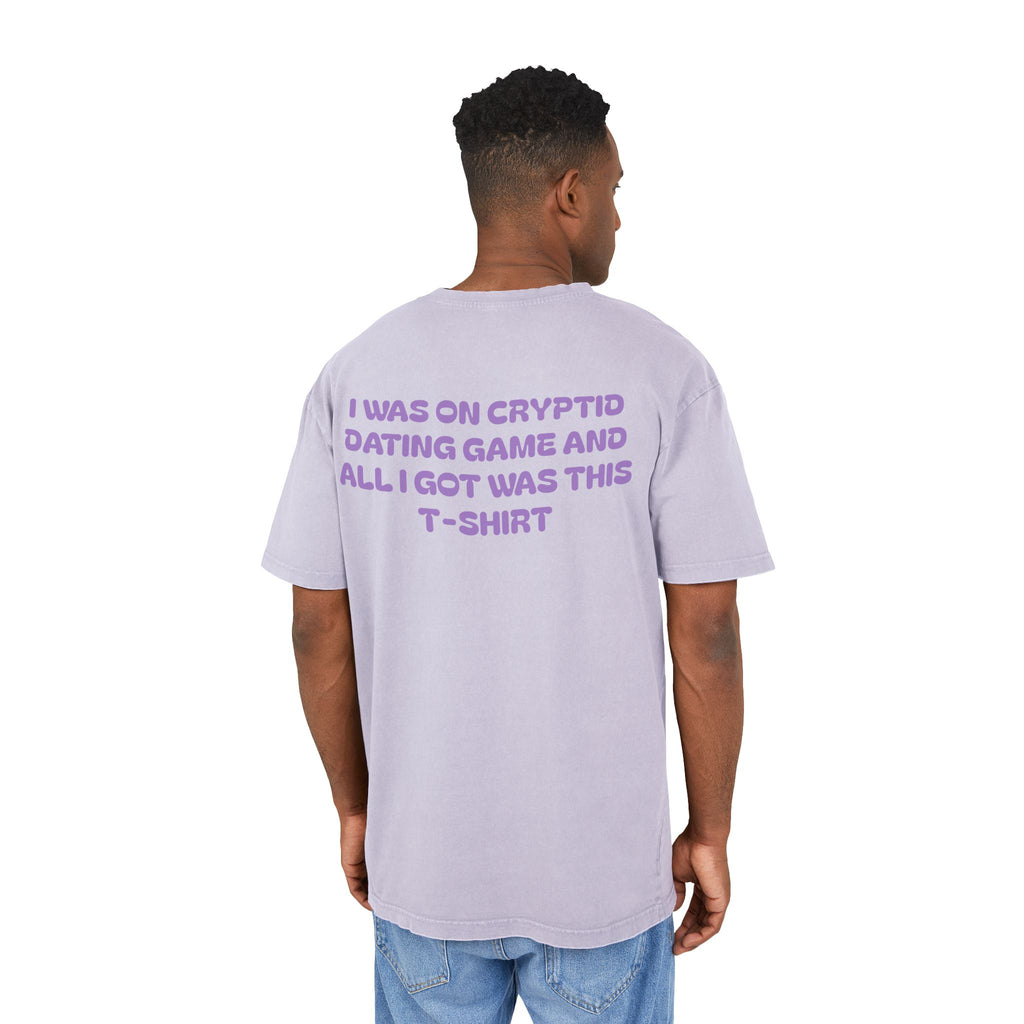 Cryptid Dating Game Acid Washed Oversized Tee