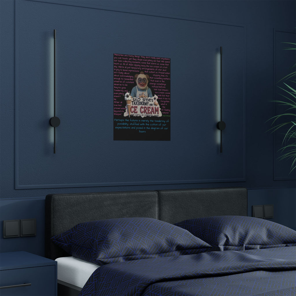 Sad Steve's Emotional Support Poster - Art, Inspirational Wall Decor, Unique Home Decor