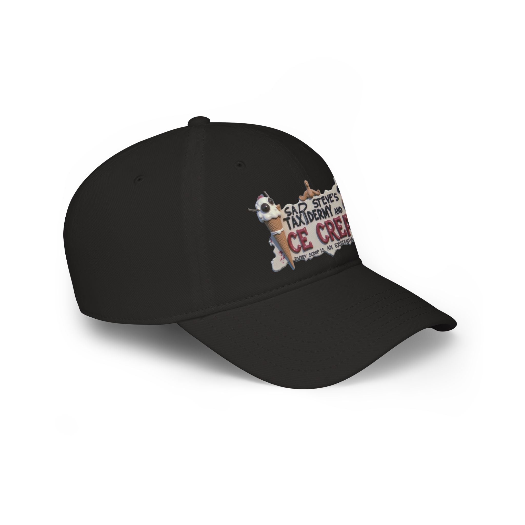 Sad Steve's Taxidermy and Ice Cream - Low Profile Baseball Cap
