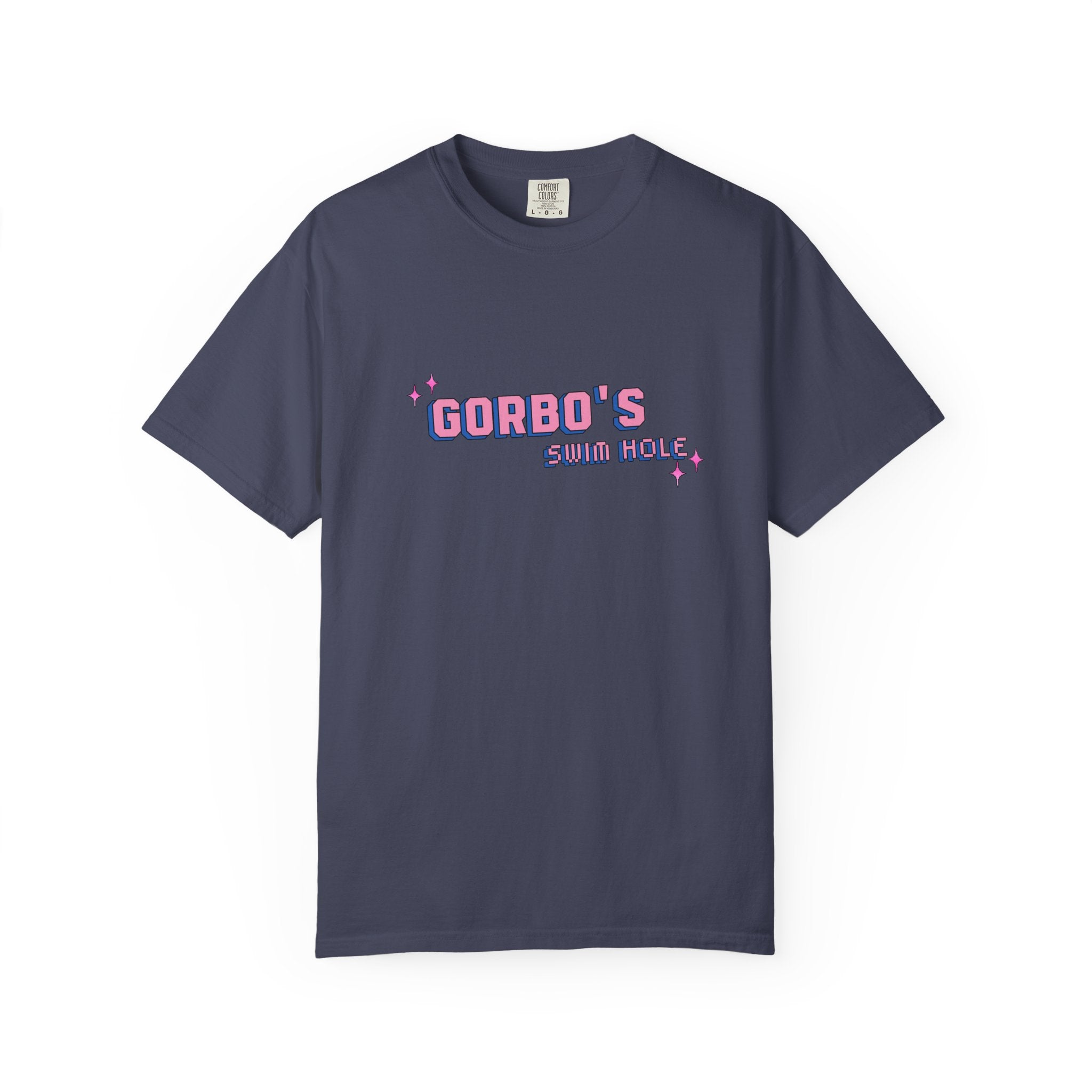 Unisex Garment-Dyed T-Shirt: Gorbo's Swim Hole Vintage Graphic Tee