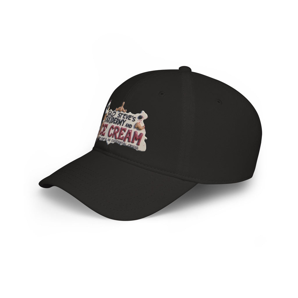 Sad Steve's Taxidermy and Ice Cream - Low Profile Baseball Cap
