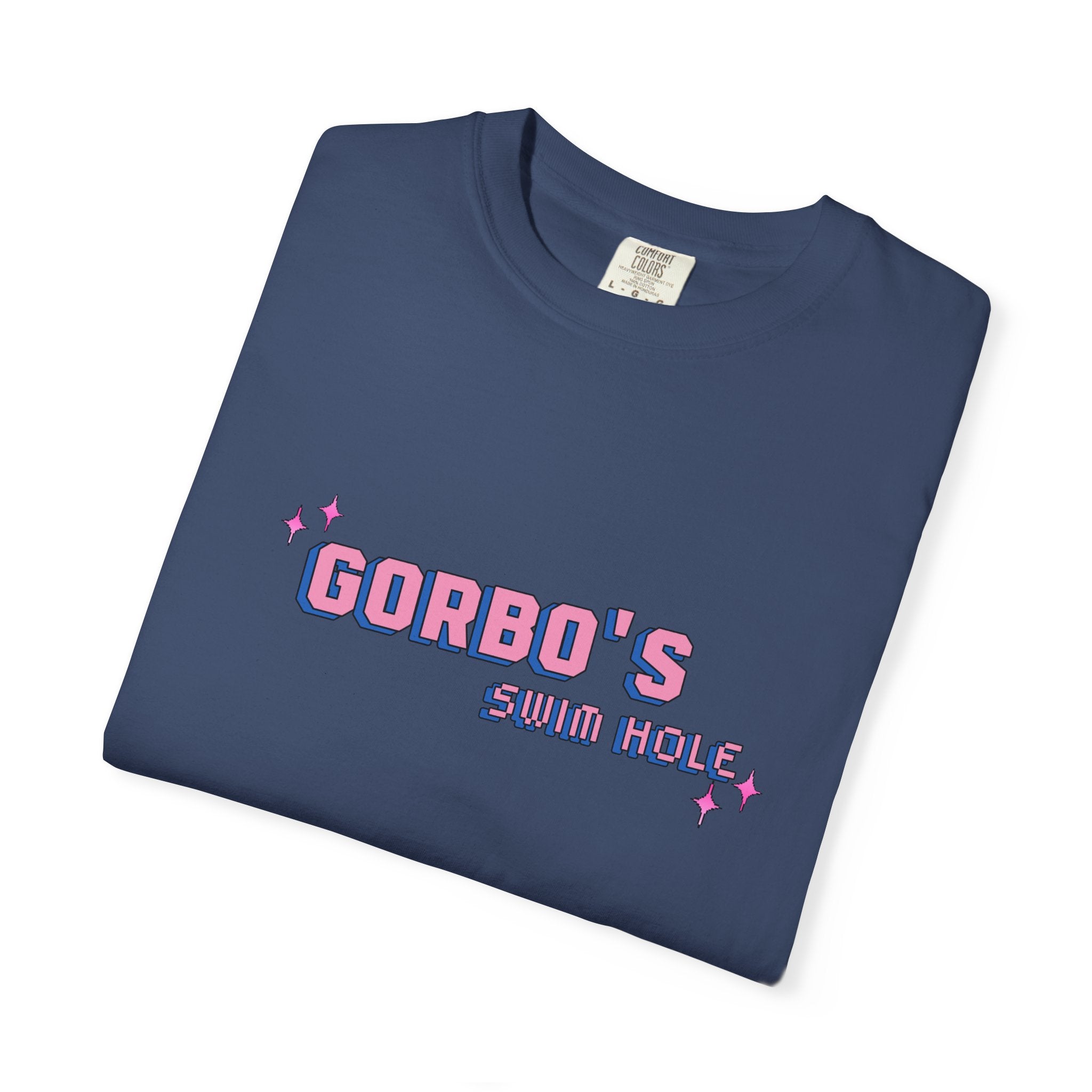 Unisex Garment-Dyed T-Shirt: Gorbo's Swim Hole Vintage Graphic Tee